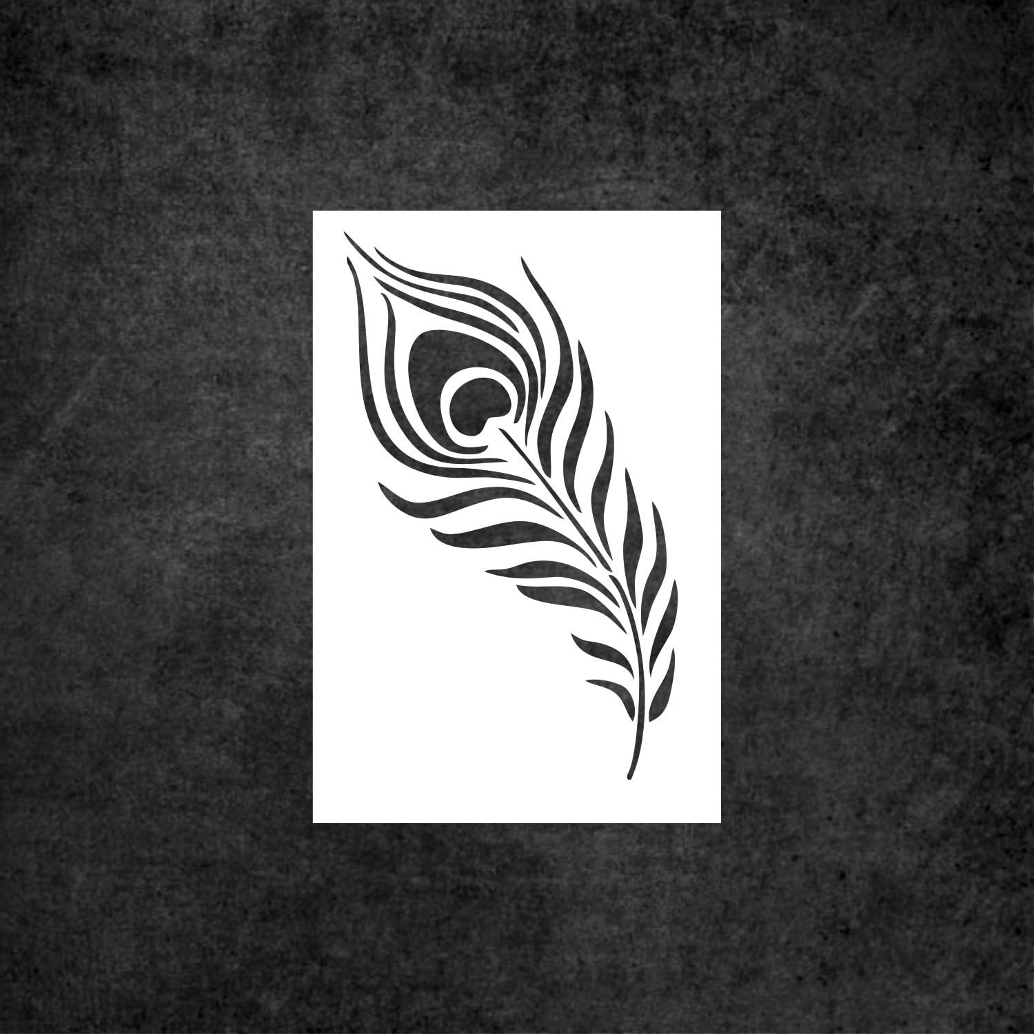 LC Creative Crafts Beautiful Peacock Bird Stencils for Painting on Wood, Canvas, Paper, Fabric and Wall Reusable (LC000133) (12