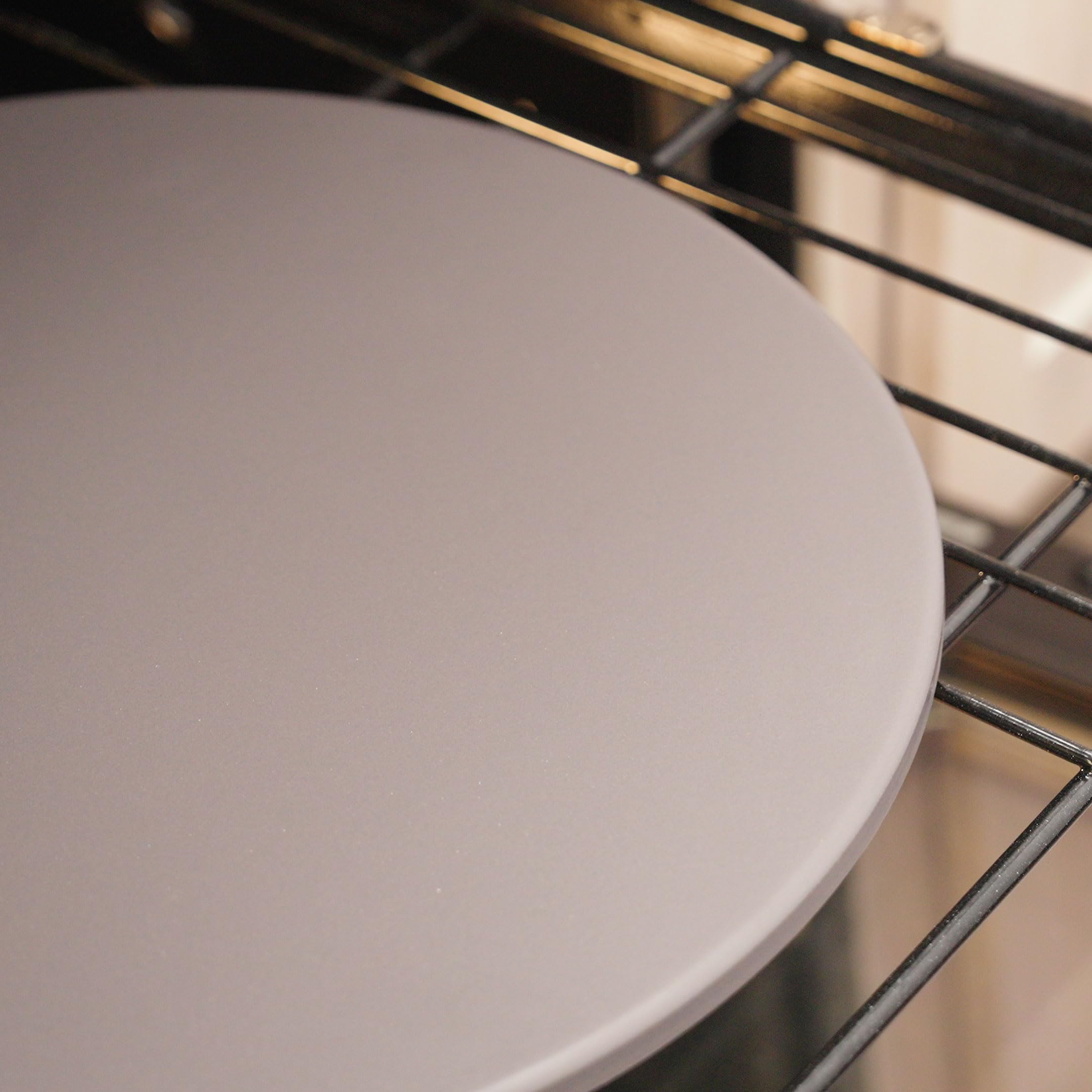 Old Stone Pizza Kitchen Glazed Round Pizza Stone For Oven And Grill, 16 Inch