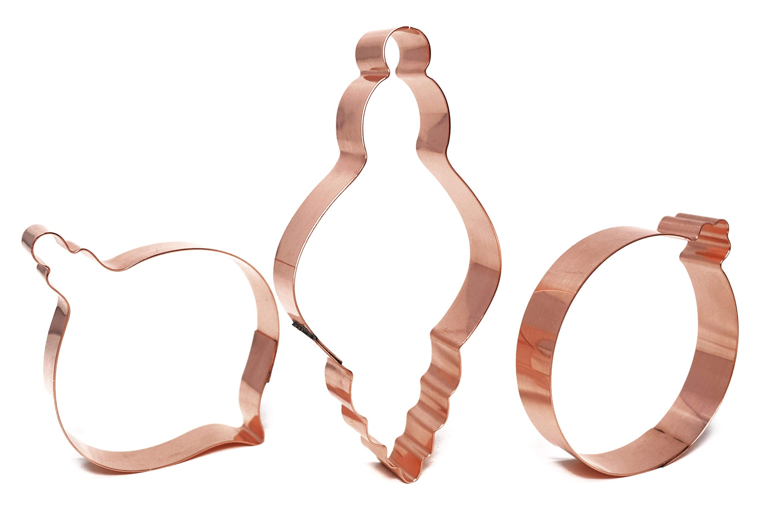 Trio Of Vintage Style Christmas Ornament Cookie Cutters
