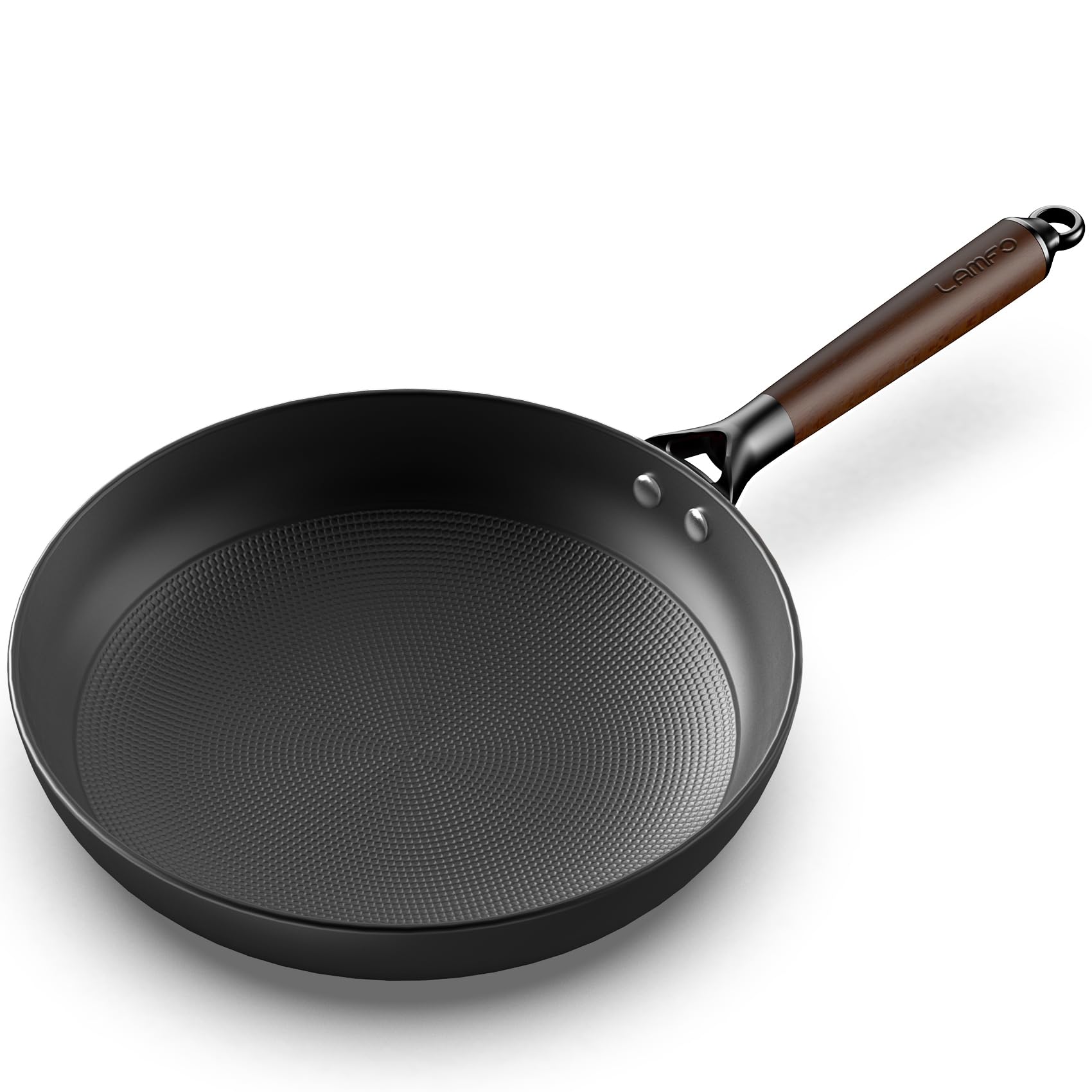 Lamfo Cast Iron Skillet, 8 Inch Non Stick Frying Pans With Removable Handle Skillet, Egg Pan Nonstick Cooking Pan, Oven Safe Dis