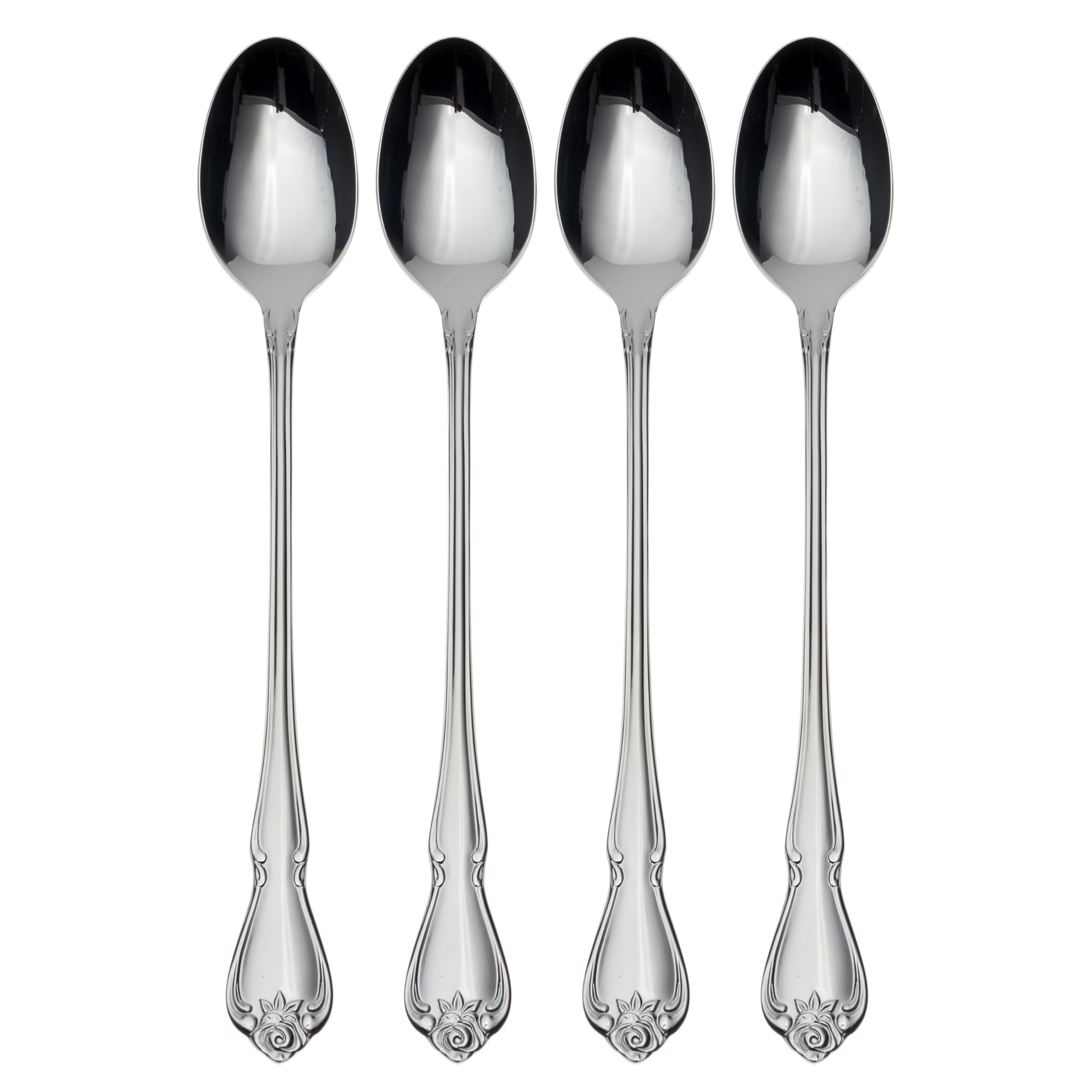 Oneida True Rose Everyday Flatware Teaspoons, Set Of 4