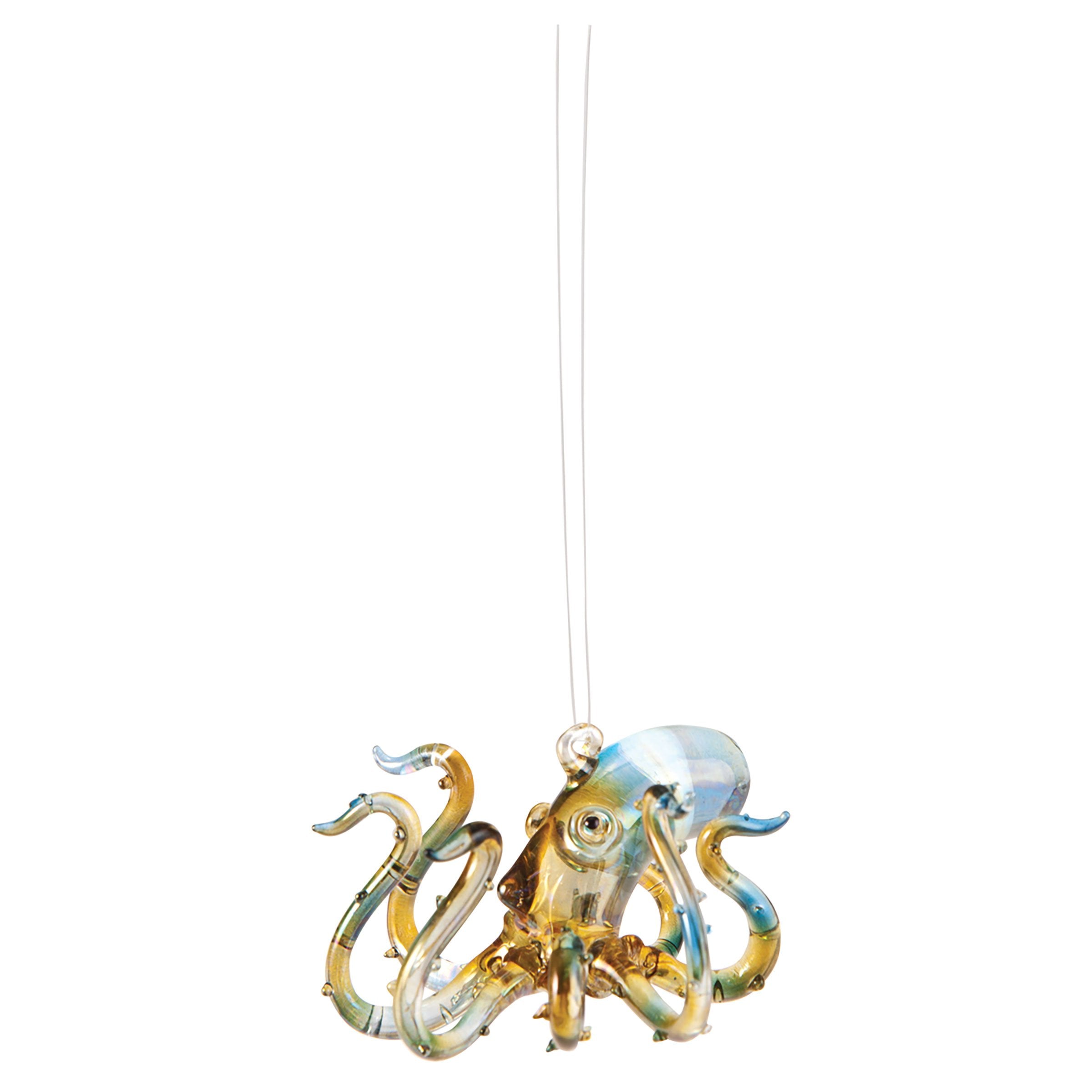 Gallerie II Octopus Christmas Xmas Ornament Brown