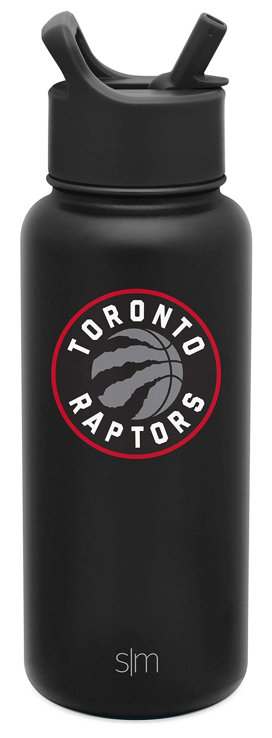 Simple Modern Officially Licensed Nba Toronto Raptors Water Bottle With Straw Lid | Vacuum Insulated Stainless Steel 32Oz Thermo