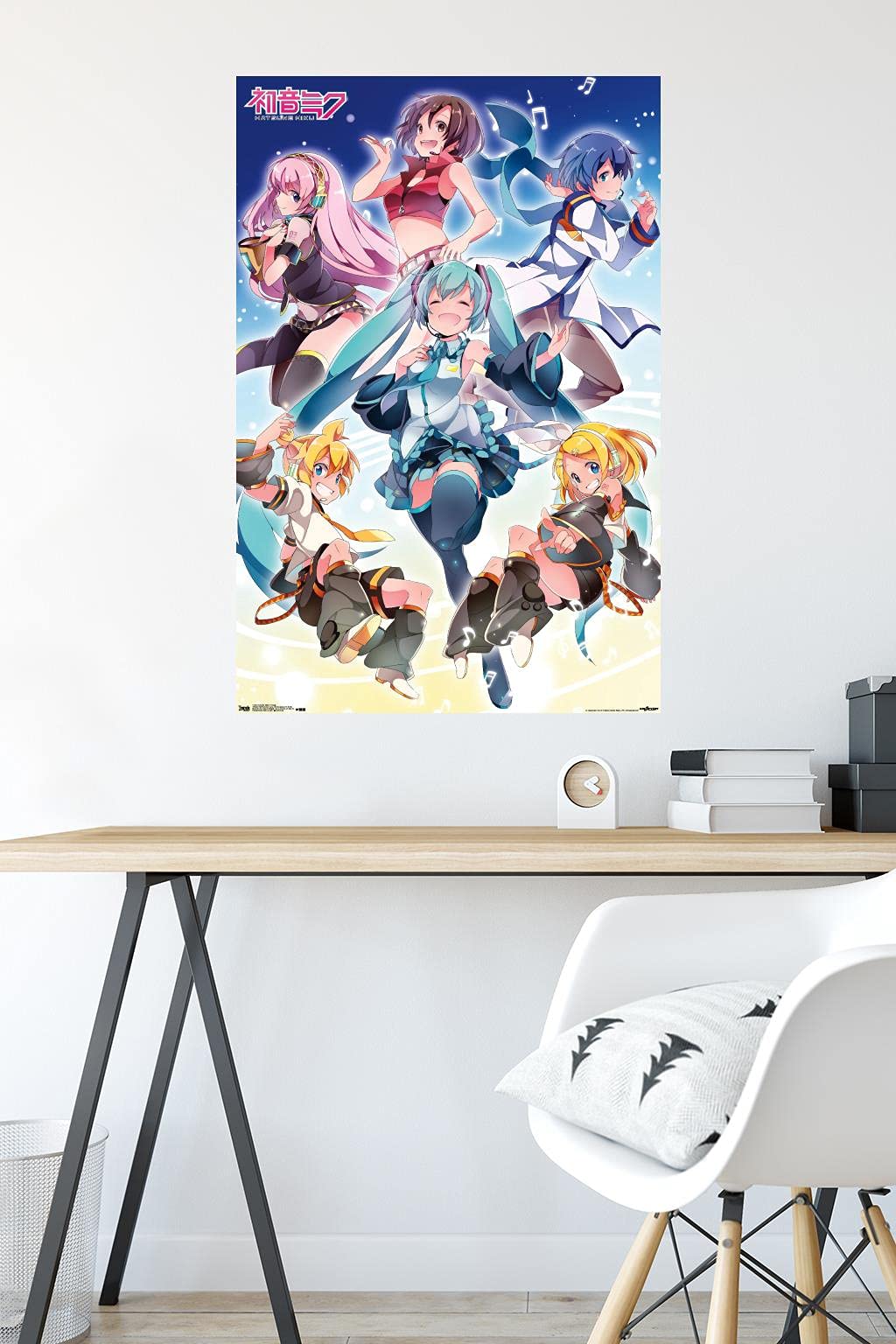 Trends International Hatsune Miku - Group Wall Poster, 22.375'' X 34'', Premium Unframed Version