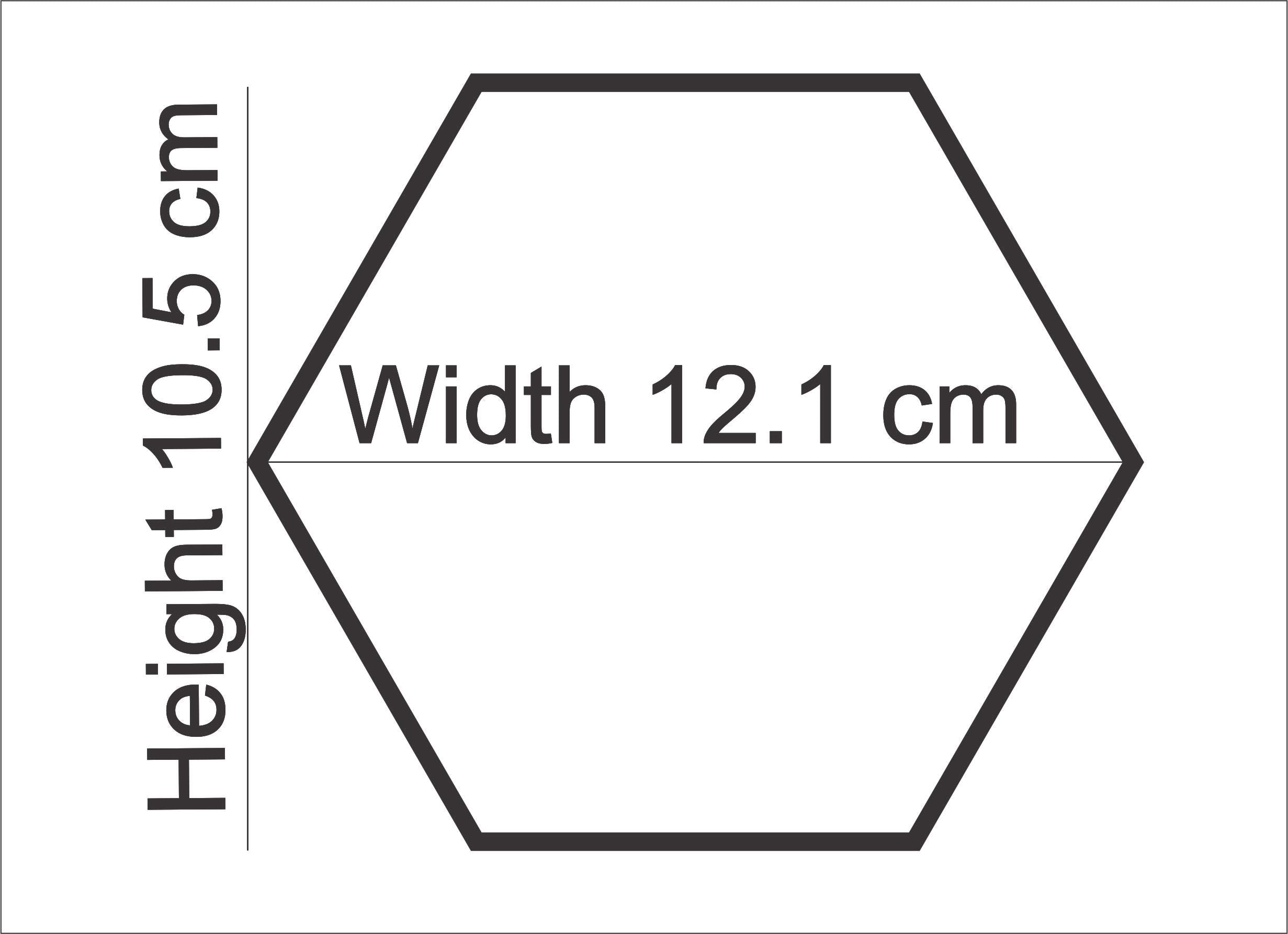 Wall1Ders Hexagon 30 Golden 10 Butterfly Mirror Stickers For Wall, Mirror Stickers For Wall, Acrylic Stickers, Wall Mirror Stick