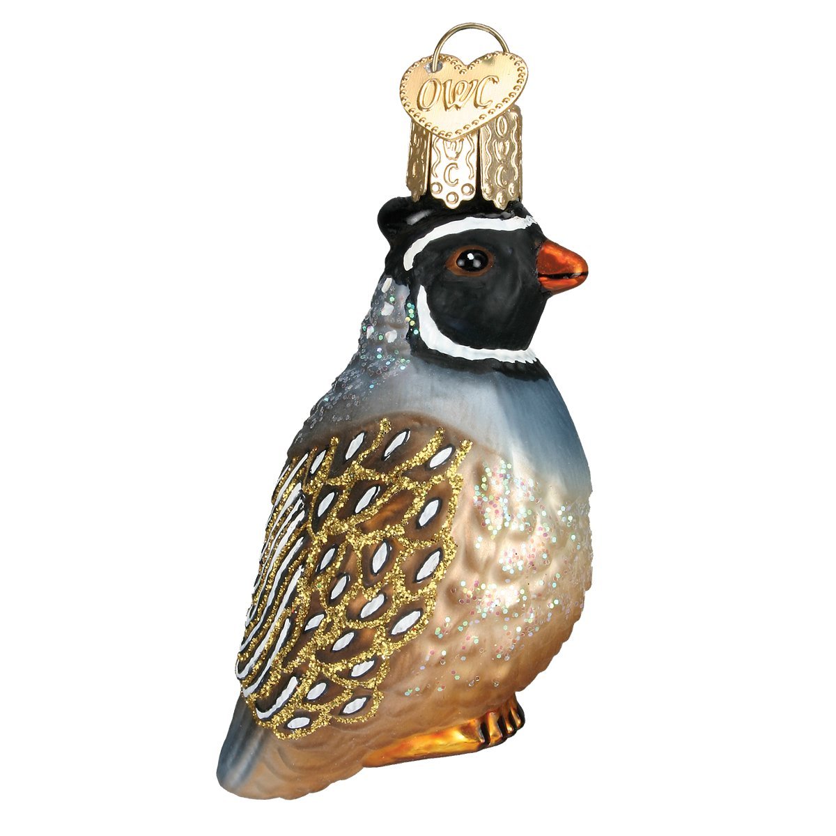 Old World Christmas Bird Watcher Collection Glass Blown Ornaments for Christmas Tree Patridge