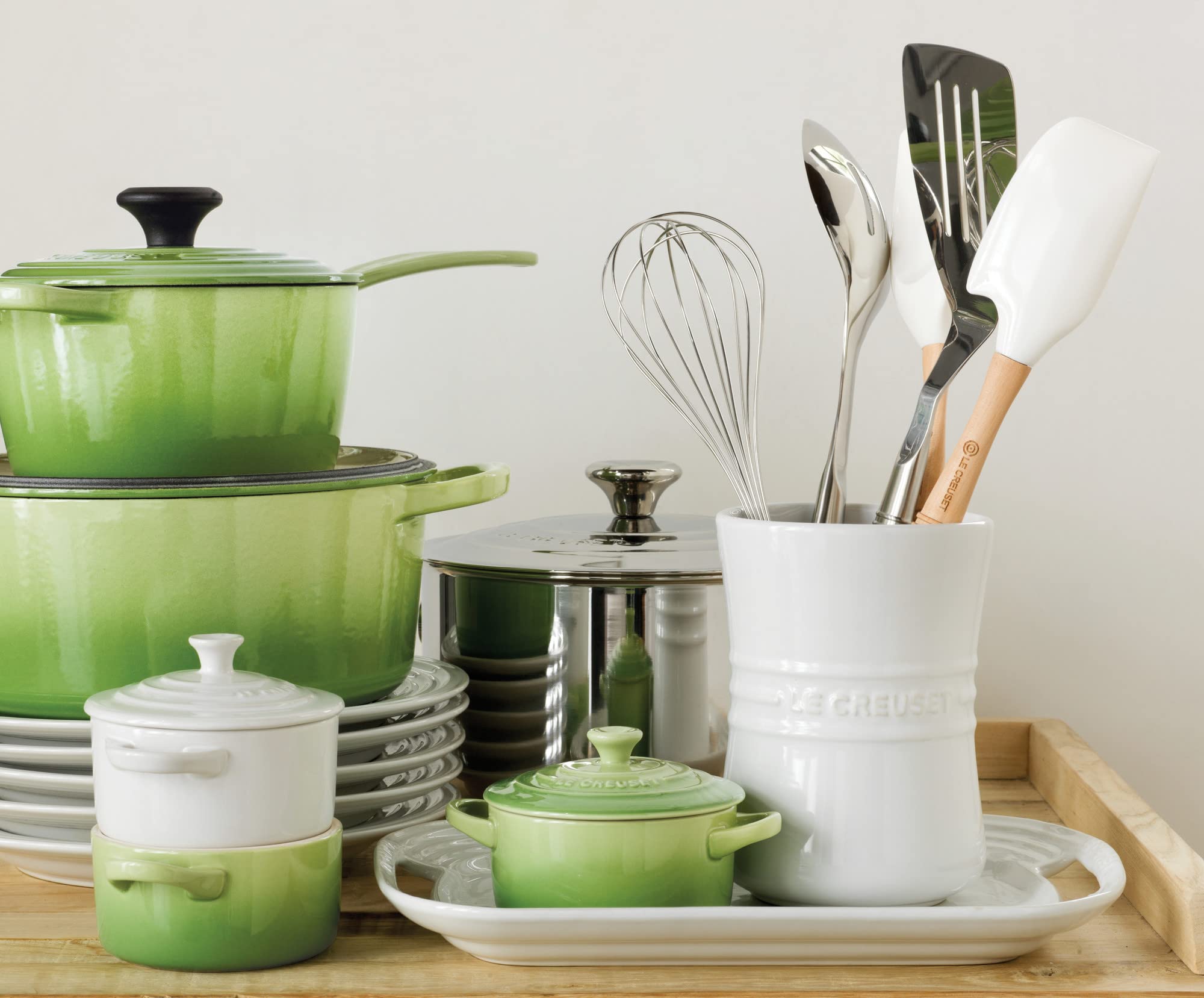 Le Creuset Stoneware Mini Round Cocotte  8 oz.  Palm