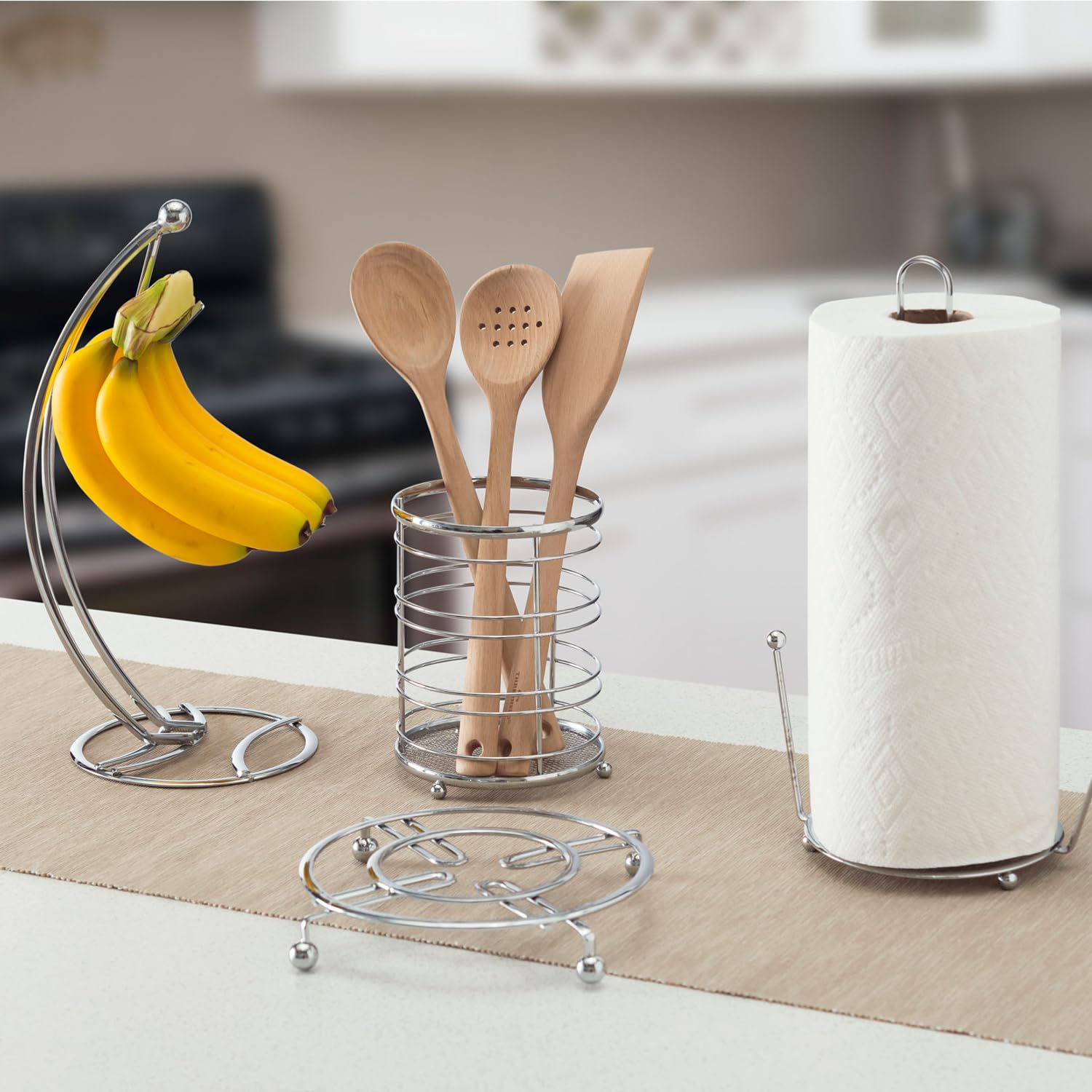 Home Basics Kitchen Counter Utensil Holder