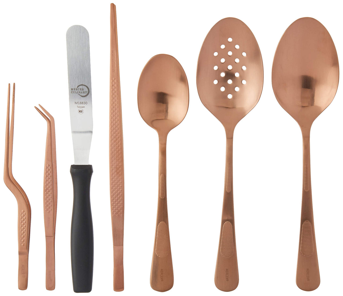 Plating Set Mercer Culinary 8 Piece Plating Set, Rose Gold – Homenkitchenshop
