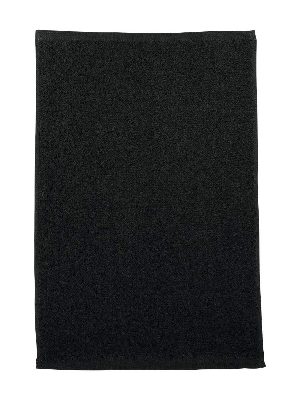 Q-Tees Budget Rally Towel - Black  One Size