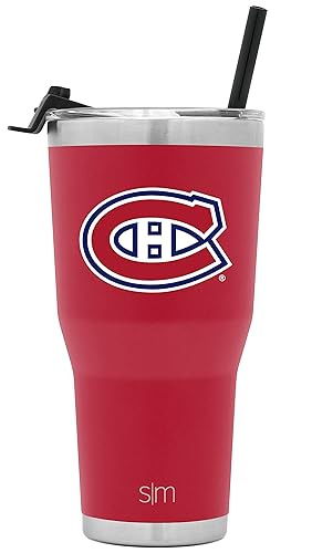 Simple Modern Officially Licensed Nhl Montreal Canadiens 30Oz Cruiser Tumbler Insulated Travel Mug Cup With Flip Lid And Straw