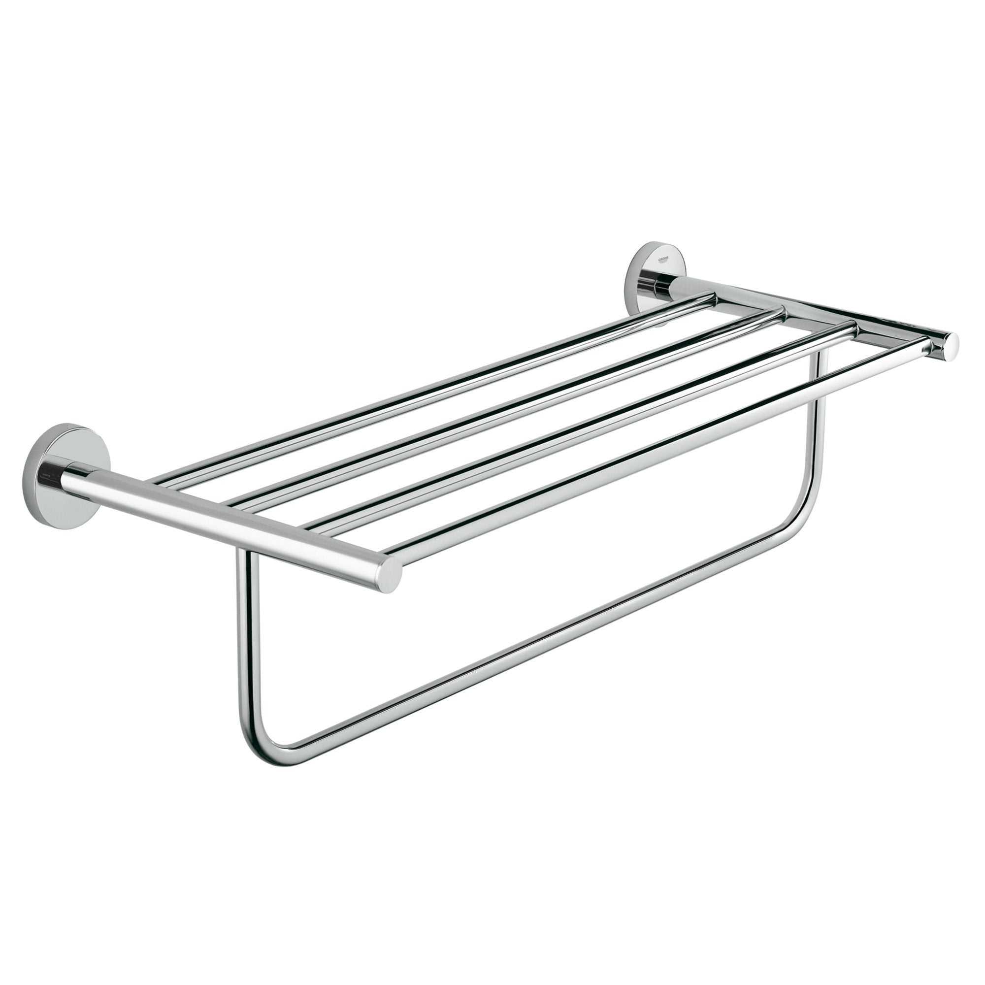 Grohe 40462001 Baucosmopolitan Multi-Towel Rack 510Mm, Polished Chrome