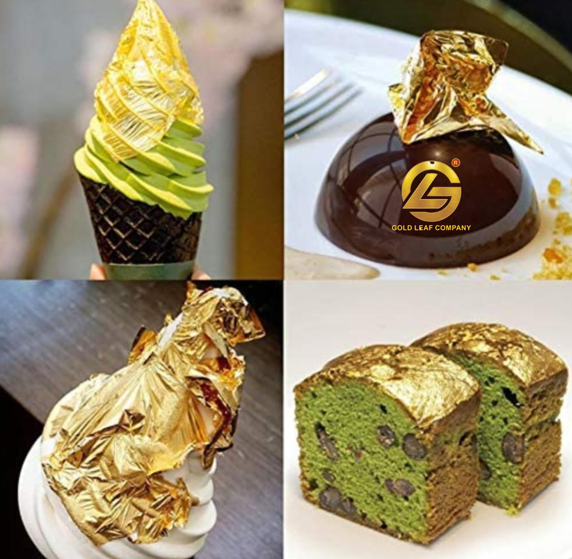 Gold Leaves 24k Edible Pure Veg Gold Leaves 75MMx50MM Size 25pcs Gold Vark Sheets, Varak for Sweets, Cake Decoration, Ice Cream,