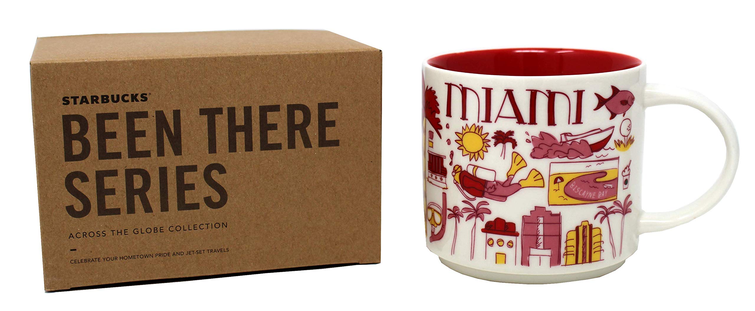 Starbucks Been There Series Miami Ceramic Coffee Mug, 14 Oz