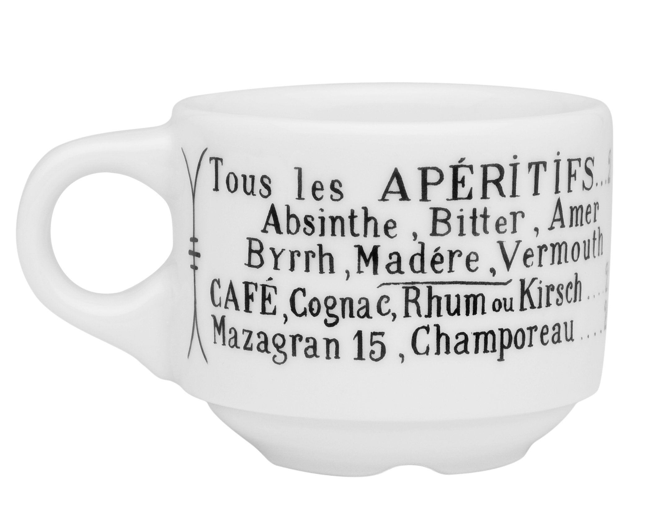 Pillivuyt Brasserie Espresso Cup, 3 Ounces