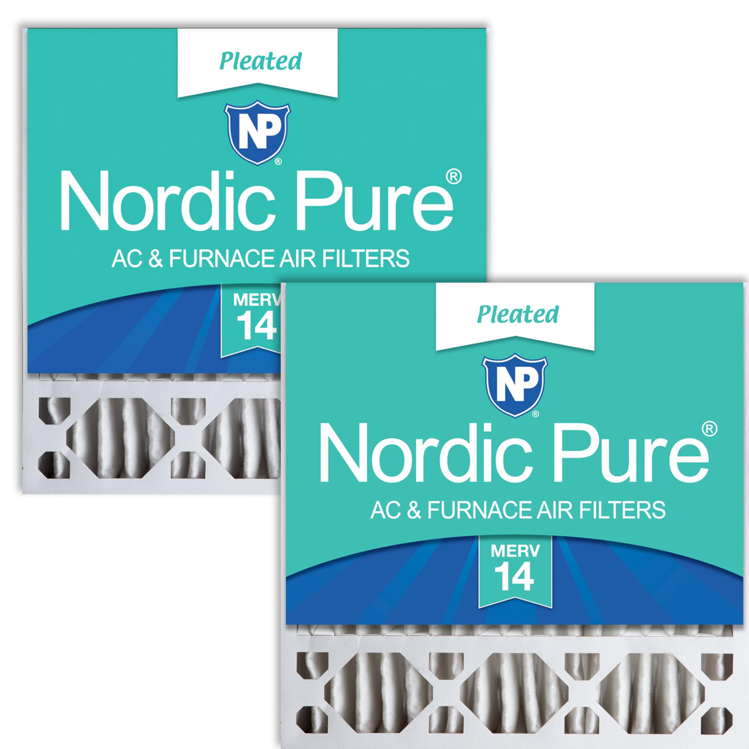 Nordic Pure 20X20X5 Merv 14 Honeywelllennox Replacement Ac Furnace Air Filter 2 Pack