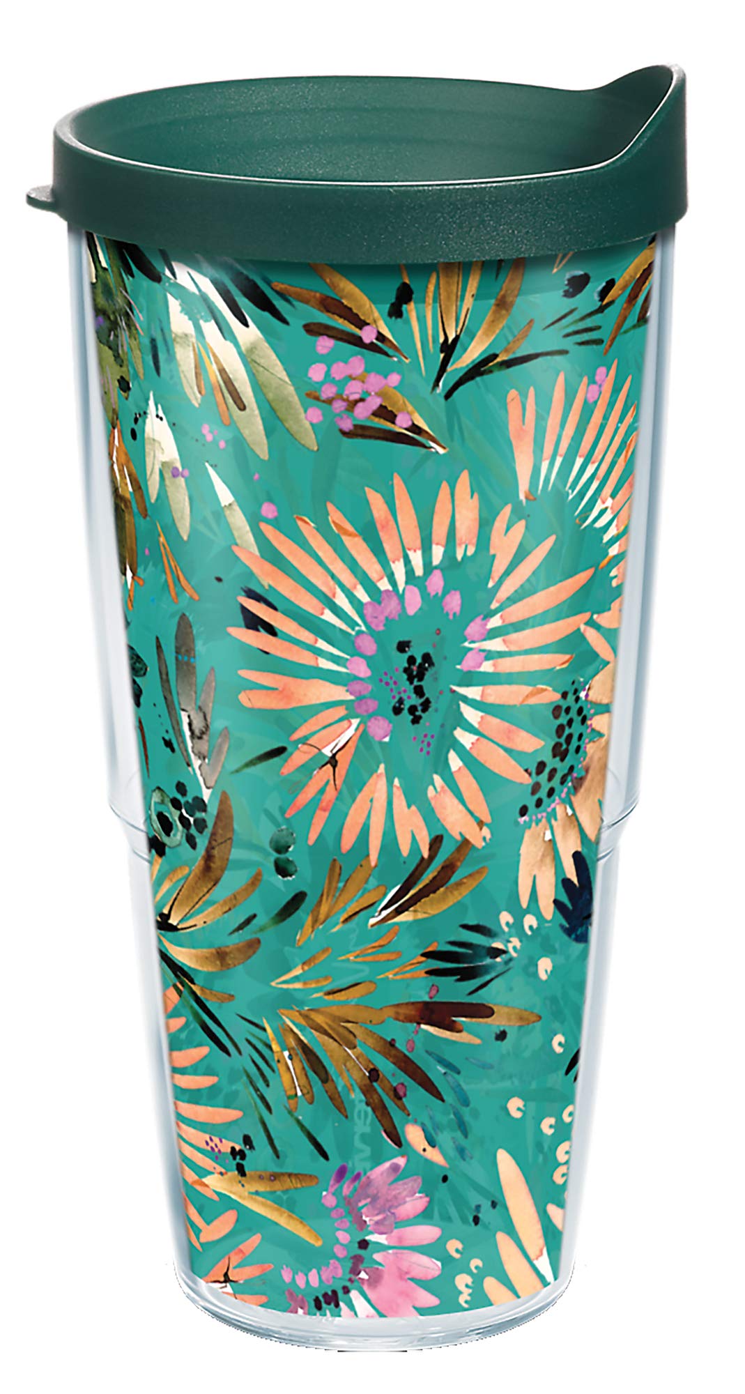 Tervis Kelly Ventura Autumn Garden Insulated Tumbler 24Oz Clear