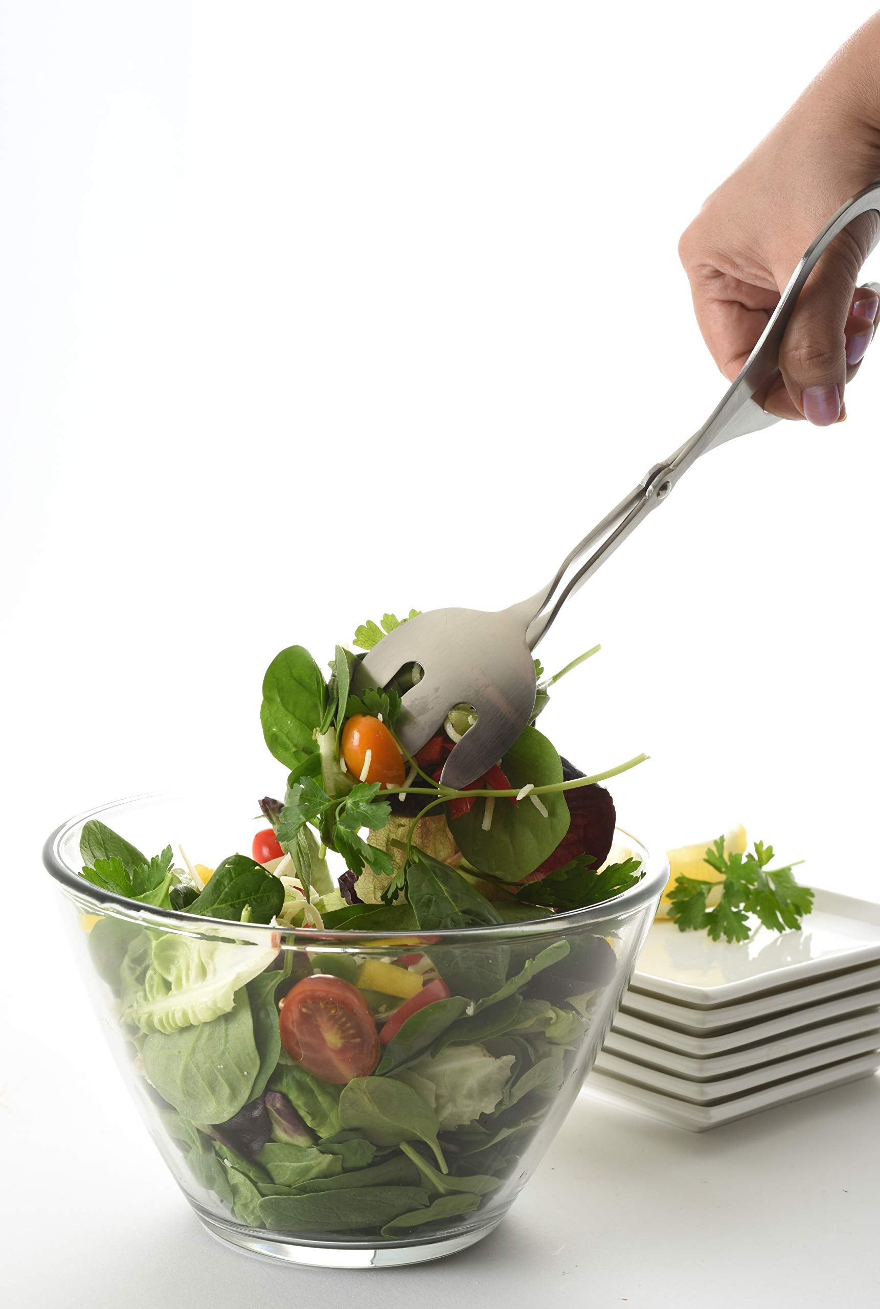 Norpro Stainless Steel Salad Tongs, 10.5-Inch, One Size