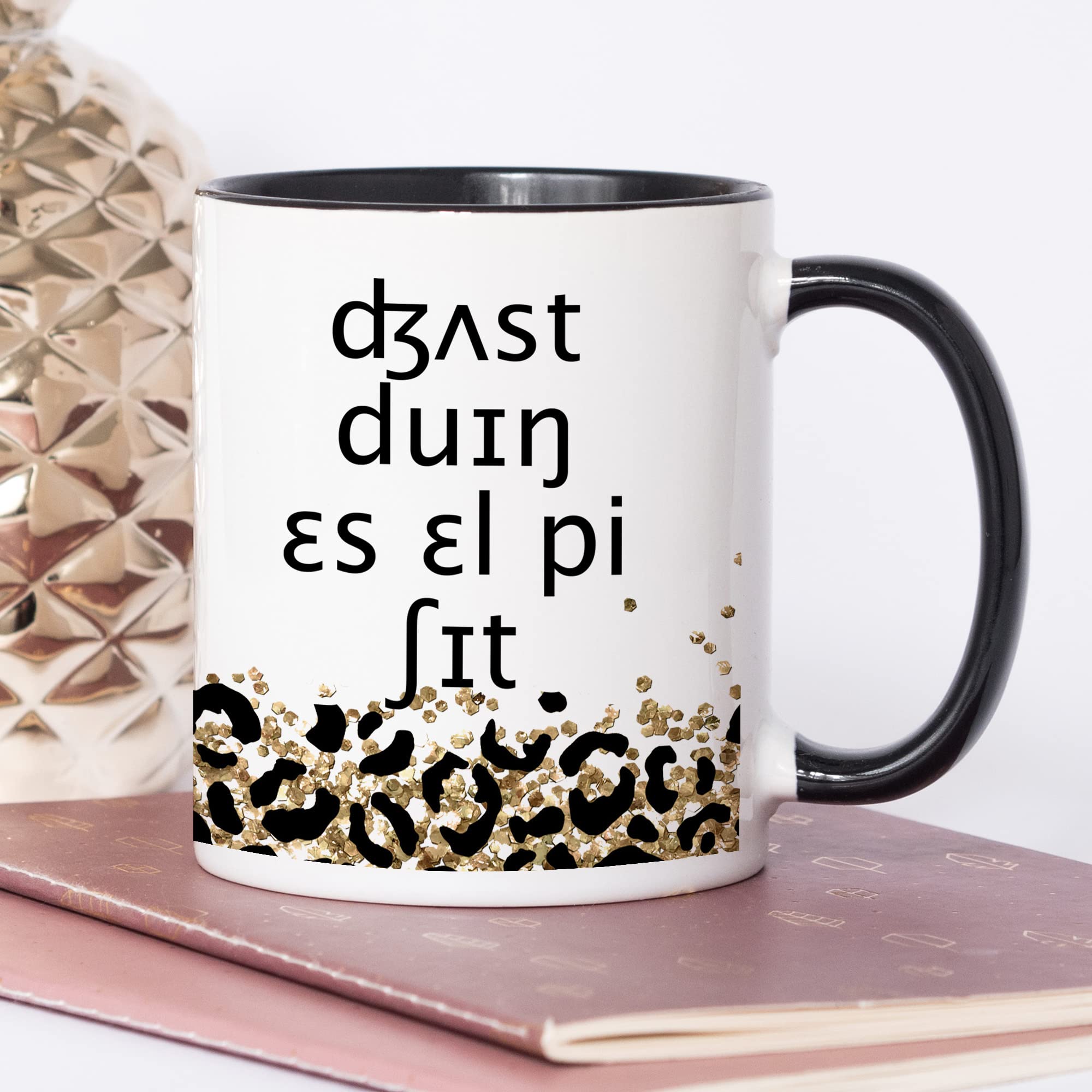 YouNique Designs Speech Pathologist Mug, 11 Ounces, Slp Cup for Speech Language Pathologist Mug, Speech Therapist Coffee Mug (Bl