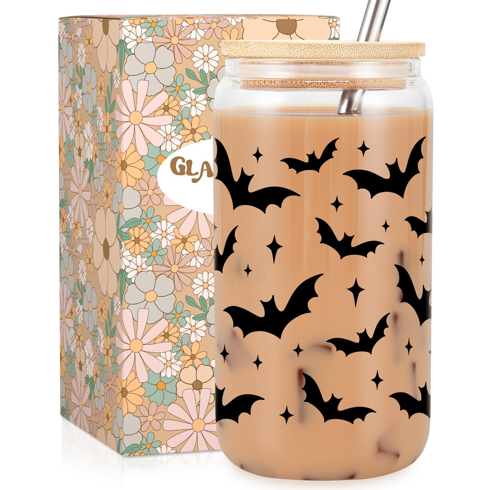Fairys Gift Halloween Bats Cup, Halloween Spooky Gifts for Women Bat Lover