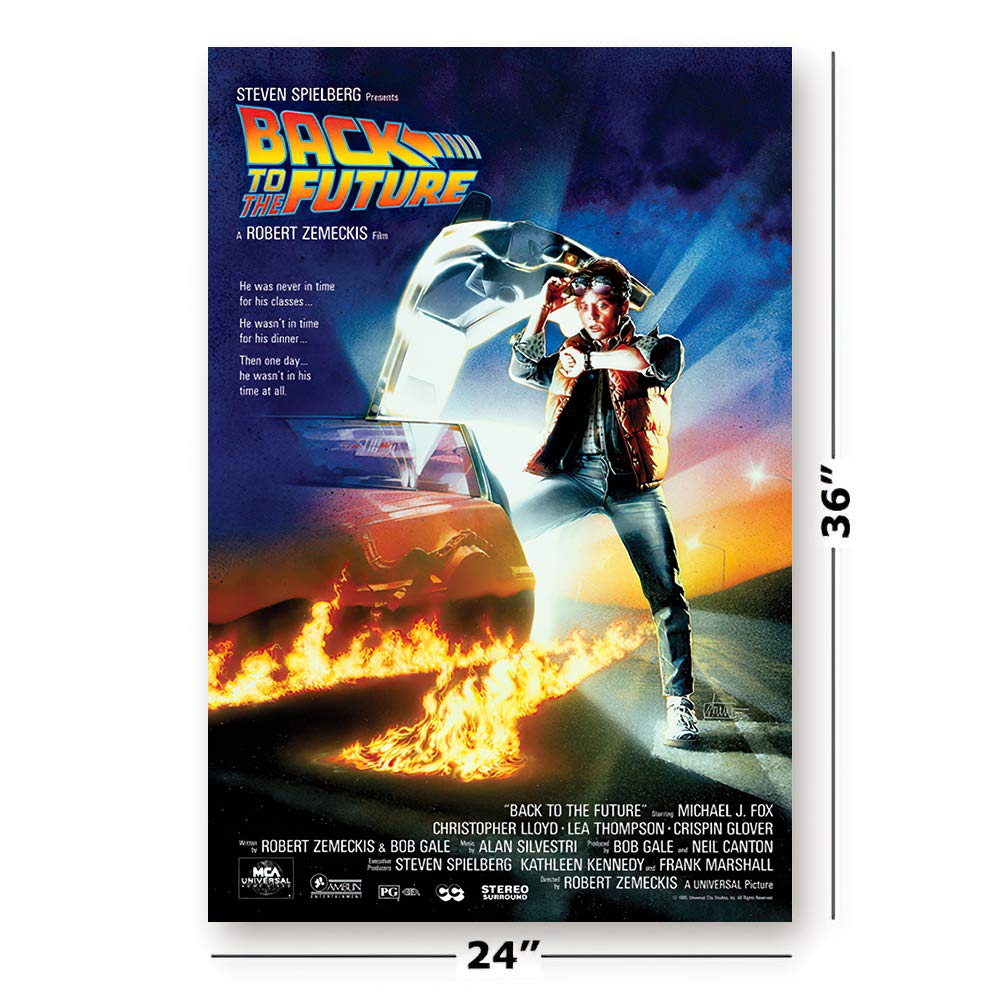 Back To The Future One Sheet Movie Poster 24X36 Inch