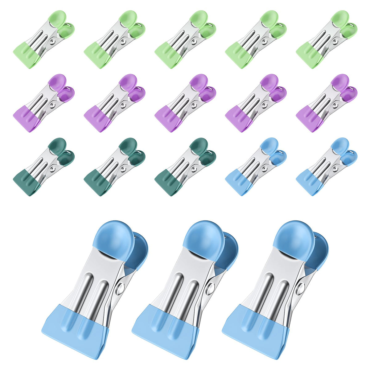 Chip Clips,Clothes Pins,Chip Clips Bag Clips Food Clips 20 Pcs,Towel Clips,Bag Clips For Food,Clothespins 2.17 Inch,Chip Clip,Ch