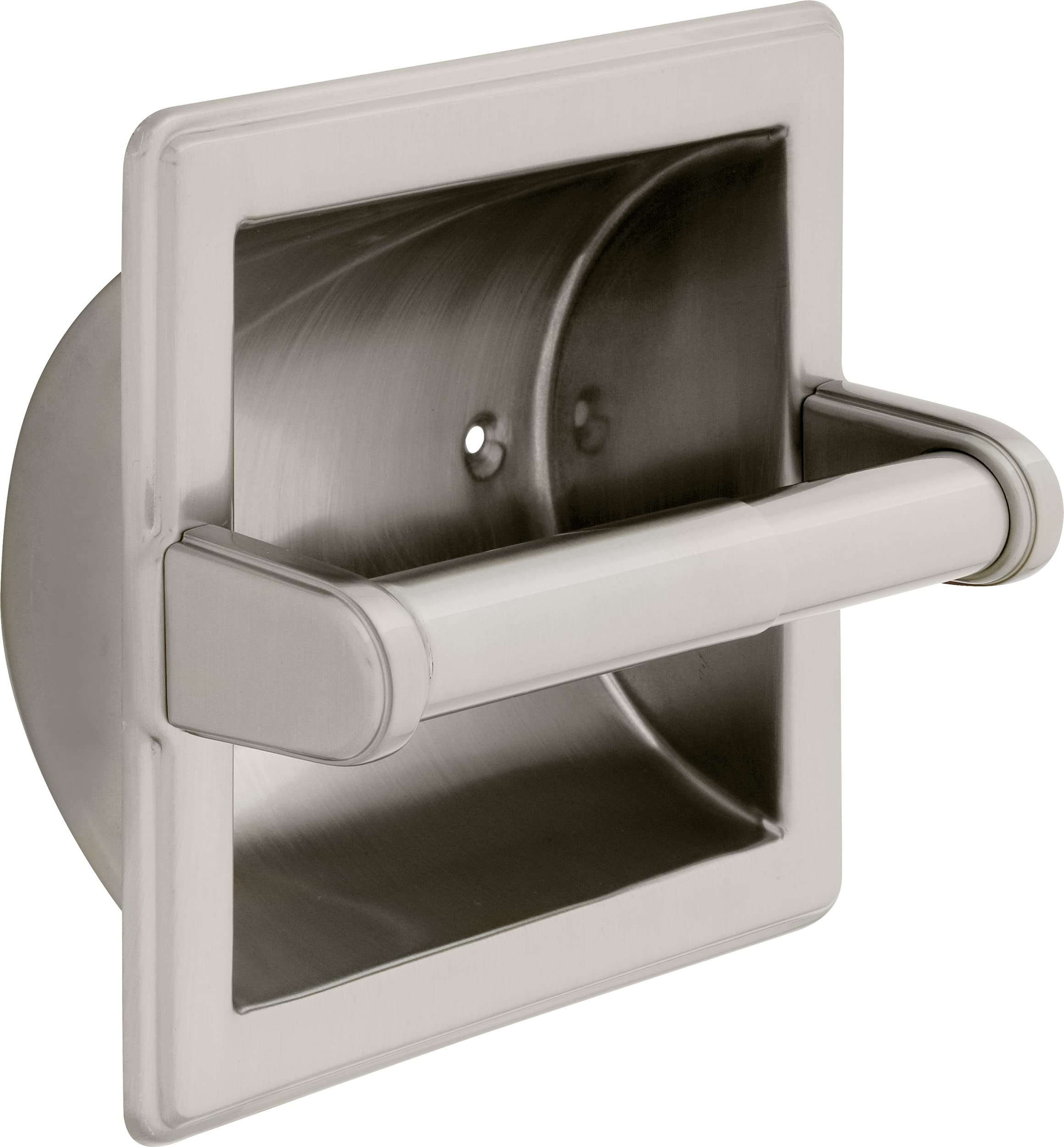 Franklin Brass 9097Sn Recessed Paper Holder, Satin Nickel