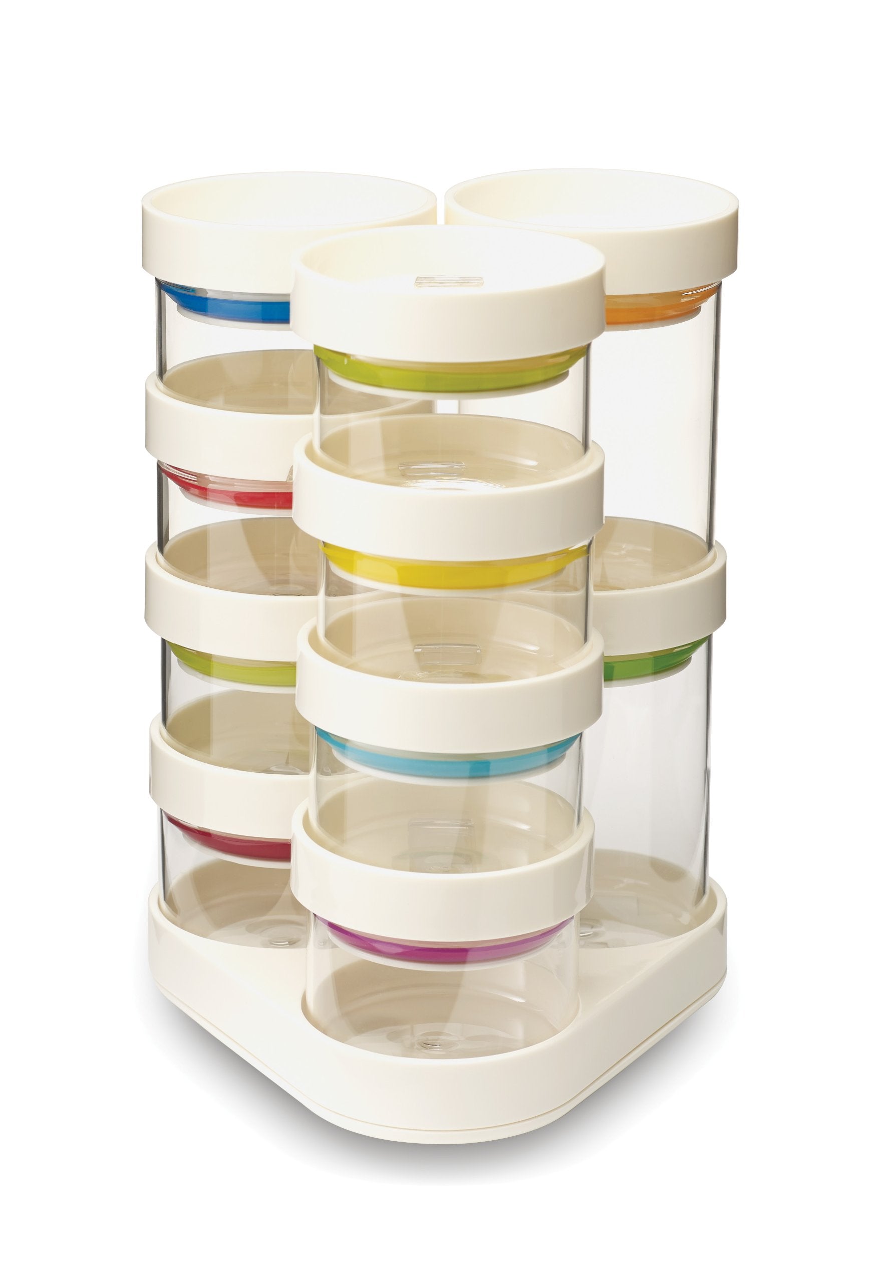 Joseph Joseph Spice Store Spice Storage Carousel, White