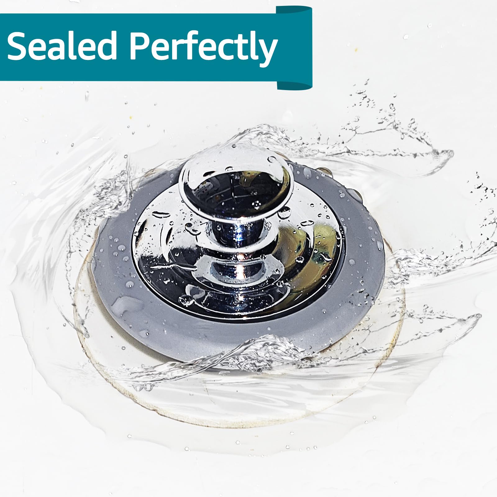 Bathtub Drain Stopper, Sink Stopper, Tub Stopper, Bathtub Drain Plug, Universal Bathroom Bath Tub Drain Stoppers, Shower Drain C