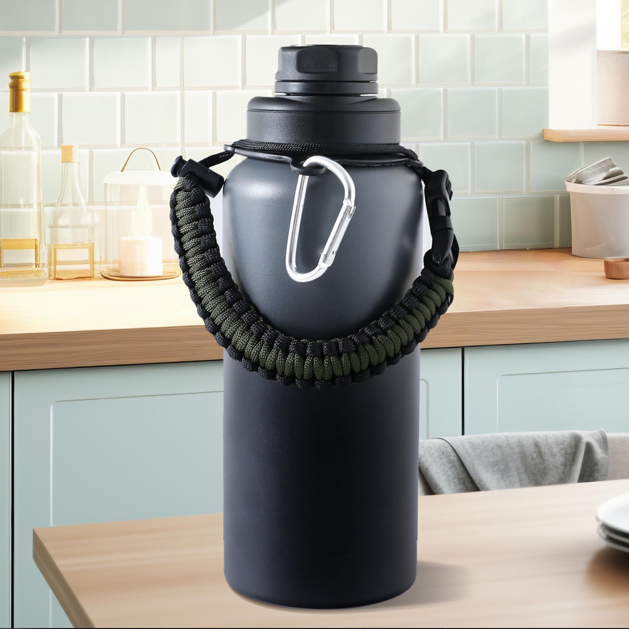 The Better Home Scout Series Insulated Water Bottle 960Ml |Thermos Stainless Steel Water Bottle|Vacuum Insulated Flask With Rope