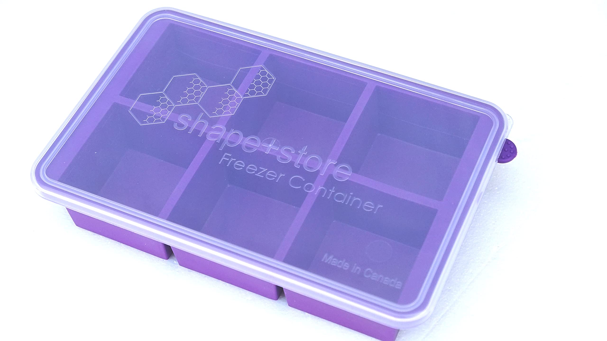 Shape+Store Soup Master 6-In-1 Soup Freezer Container With Lid, Six 8 Oz Cubes Storage & Freezer Container, Stores 48Oz Of Liqui