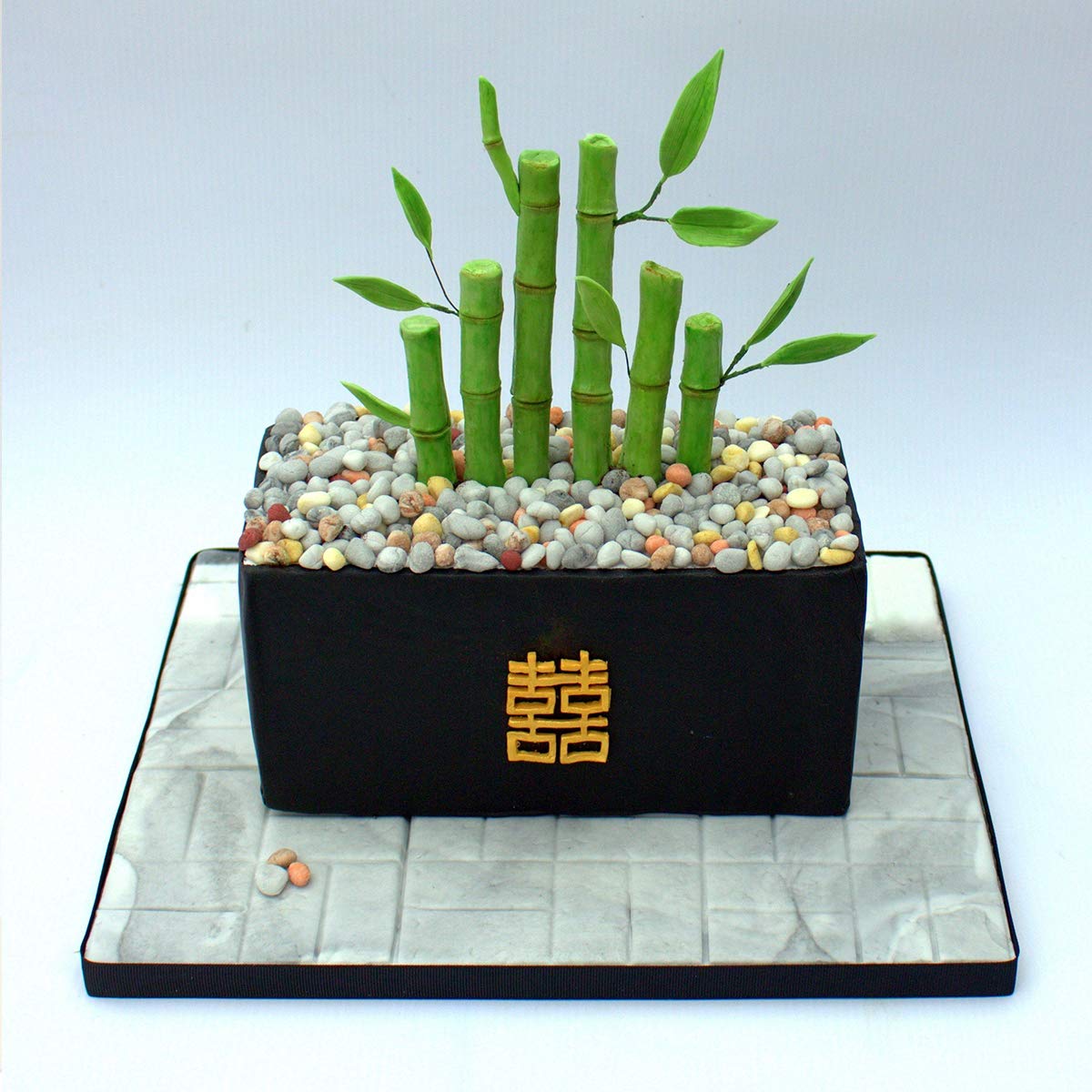 Flower Pro Bamboo Silicone Mold For Cake, Cookie Decorating, & Craft. For Use With Fondant, Gum Paste, Sugar Paste, & Air Dry Cl