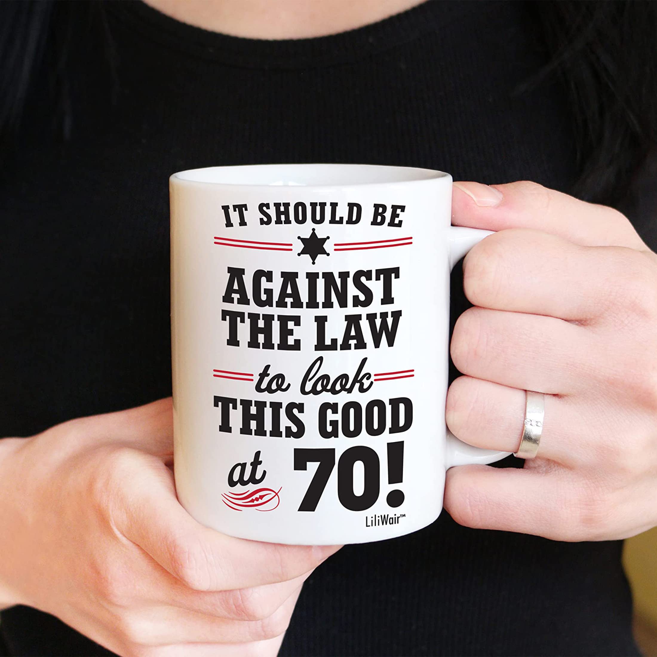 70Th Birthday Gifts For Women Seventy Years Old Men Gift Mugs Happy Funny 70 Mens Womens Womans Wives Female Man Best Friend 195