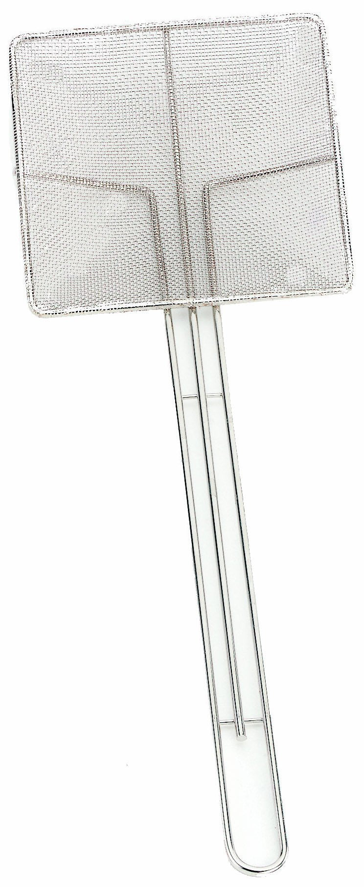 Crestware 7-Inch Square Screen Mesh Skimmer, 7 Inches, Silver