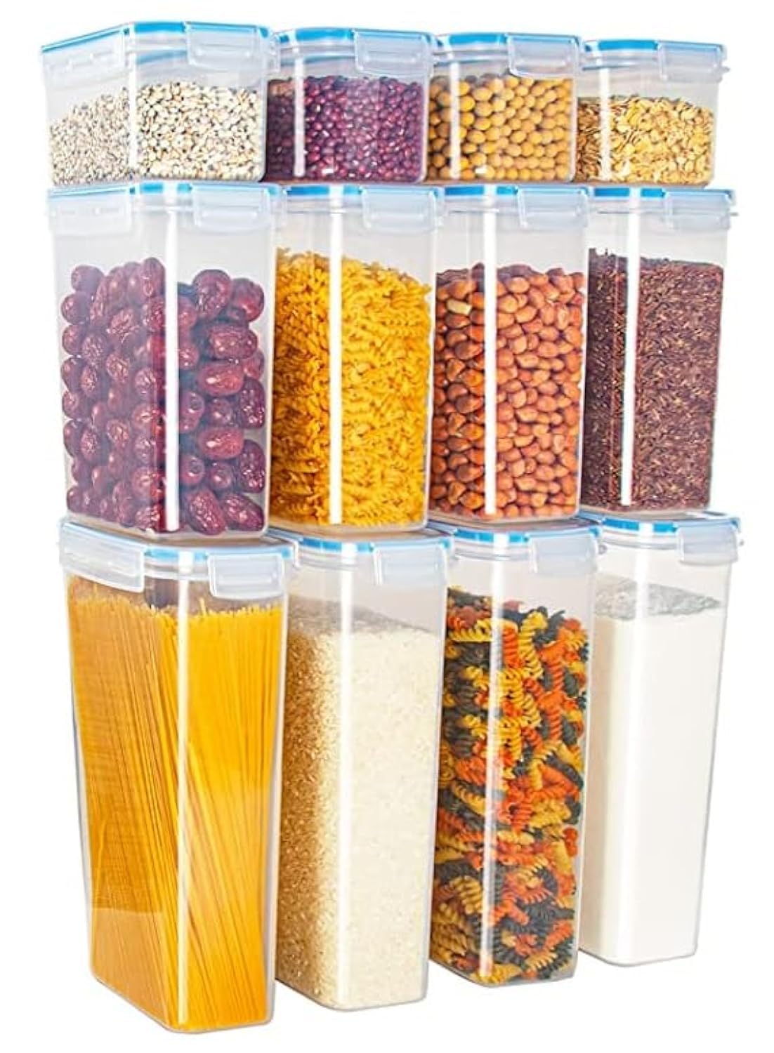 Entity Airtight Food Storage Containers Plastic Kitchen Storage Jars And Container Set, Kitchen Storage Container, Jar Set For K