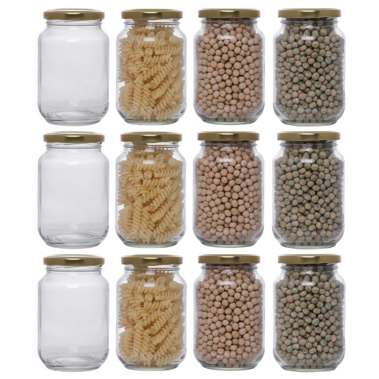 Ragyula Glass Jar And Container With Air Tight Lid Storage Of Spices Container And Dry Fruit Container For Storage Of Spices, Pi