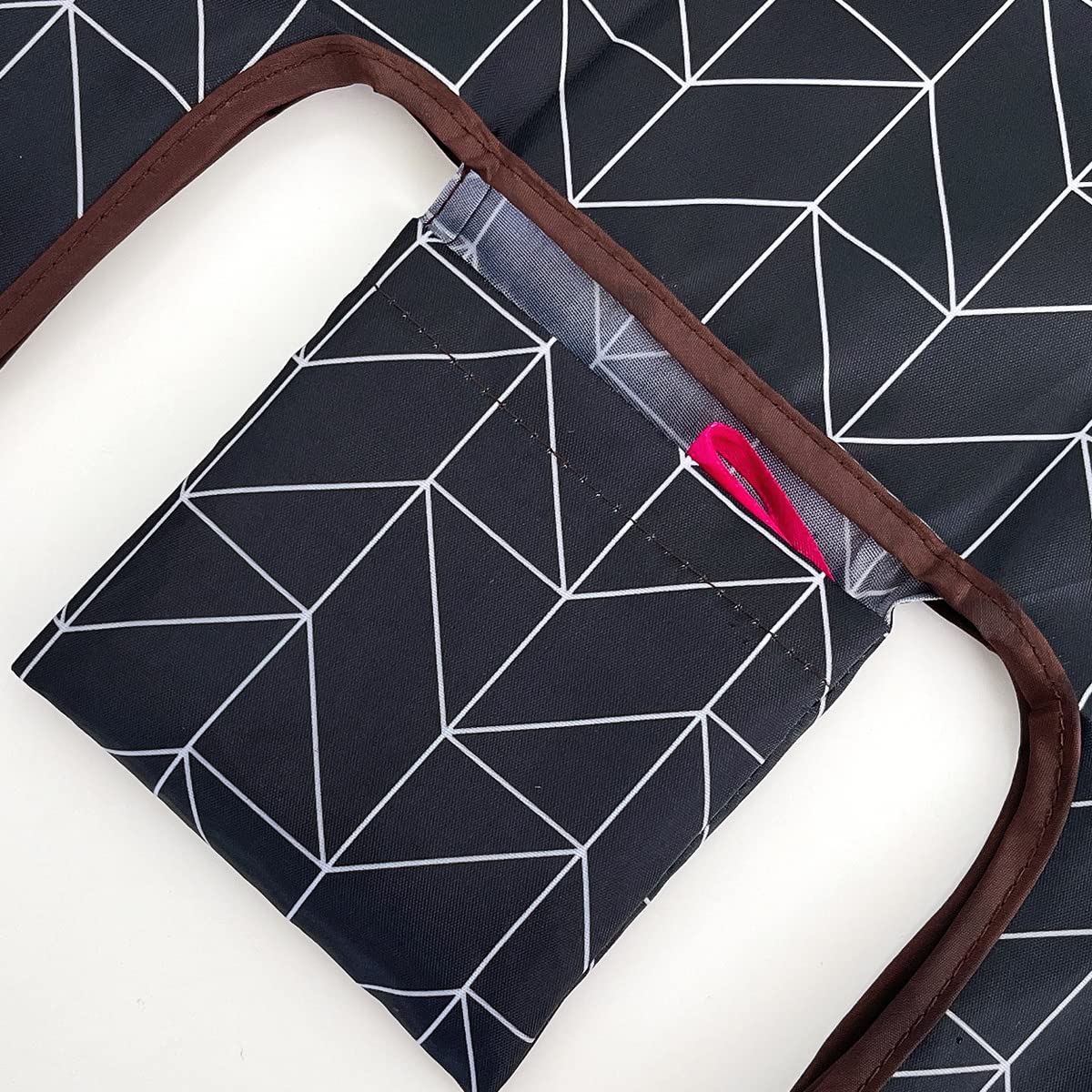 Wrapables Jolibag Collection Reusable Shopping Bag (Set Of 2), Geometric