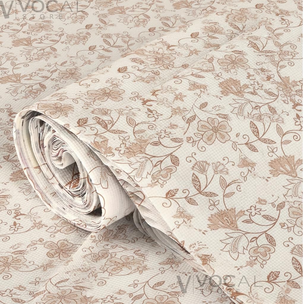 Vocal Store 10 Meter Pvc Shelf Liner Roll | Waterproof Antislip Cabinet, Drawer & Fridge Mat | Kitchen Cupboard Protector | Vin
