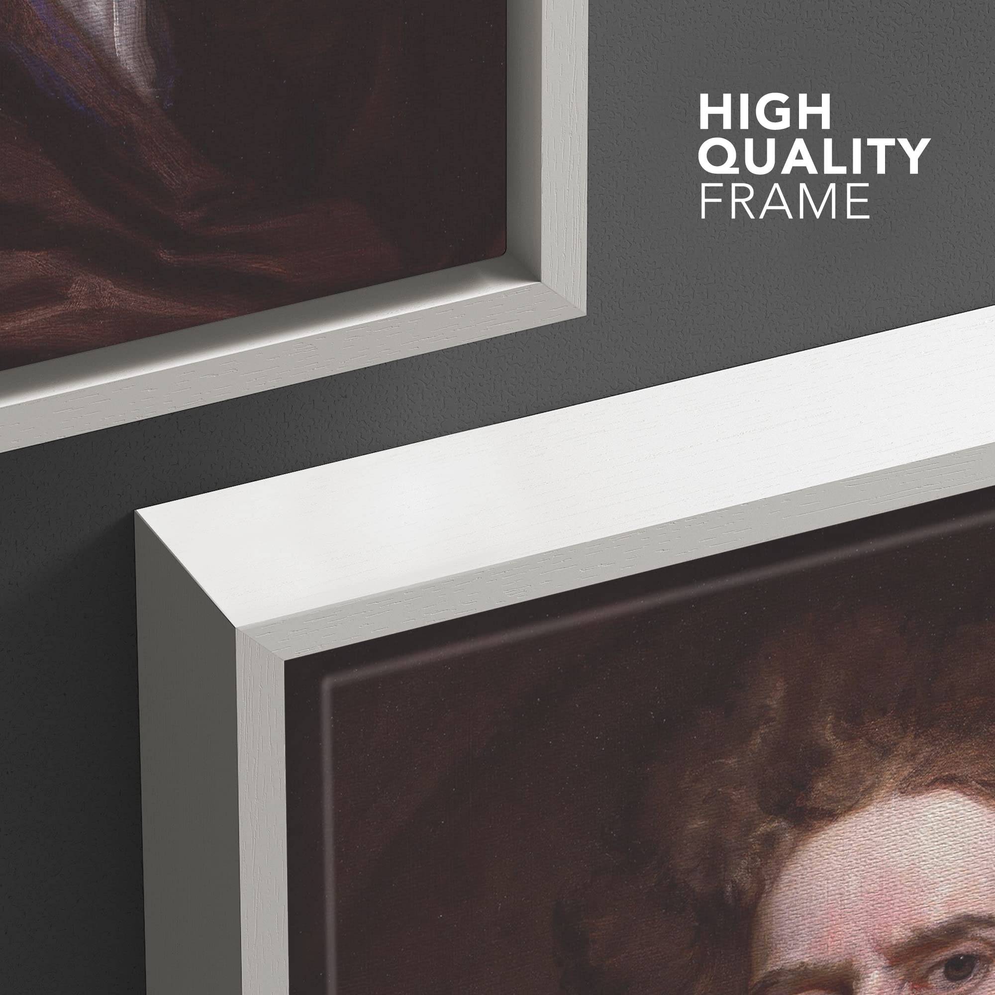 Wall26 Framed Canvas Print Wall Art Portrait Of Isaac Newton People Pop Culture Historical Realism Famous Closeup Colorful Multi