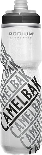 CamelBak Podium Chill Insulated Bike Water Bottle - Easy Squeeze Bottle - Fits Most Bike Cages - 24oz  Race Edition