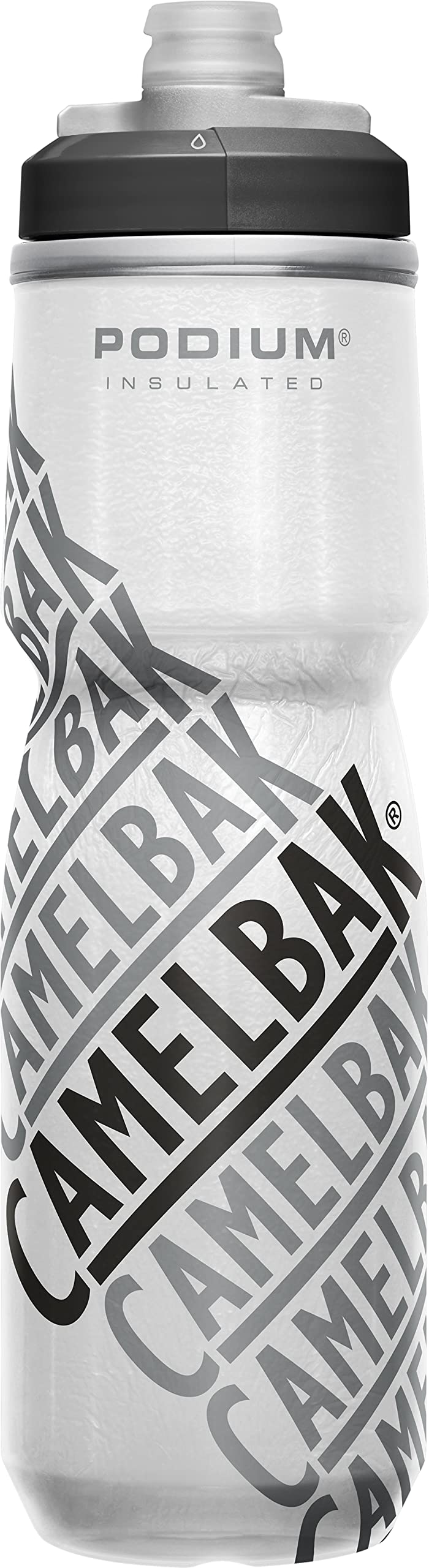 Camelbak Podium Chill Insulated Bike Water Bottle - Easy Squeeze Bottle - Fits Most Bike Cages - 24Oz, Race Edition