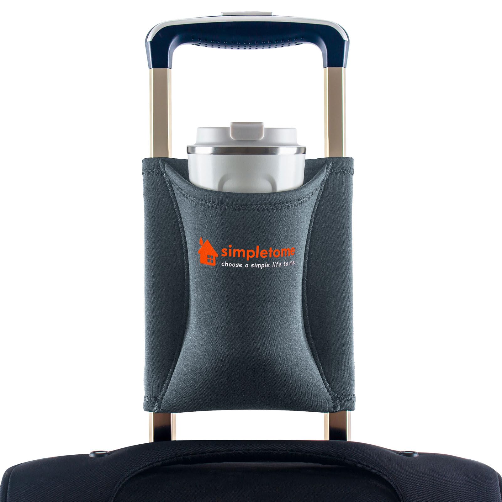 Luggage Cup Holder Handsfree for Travelers Men Women Keep Warm and Clod