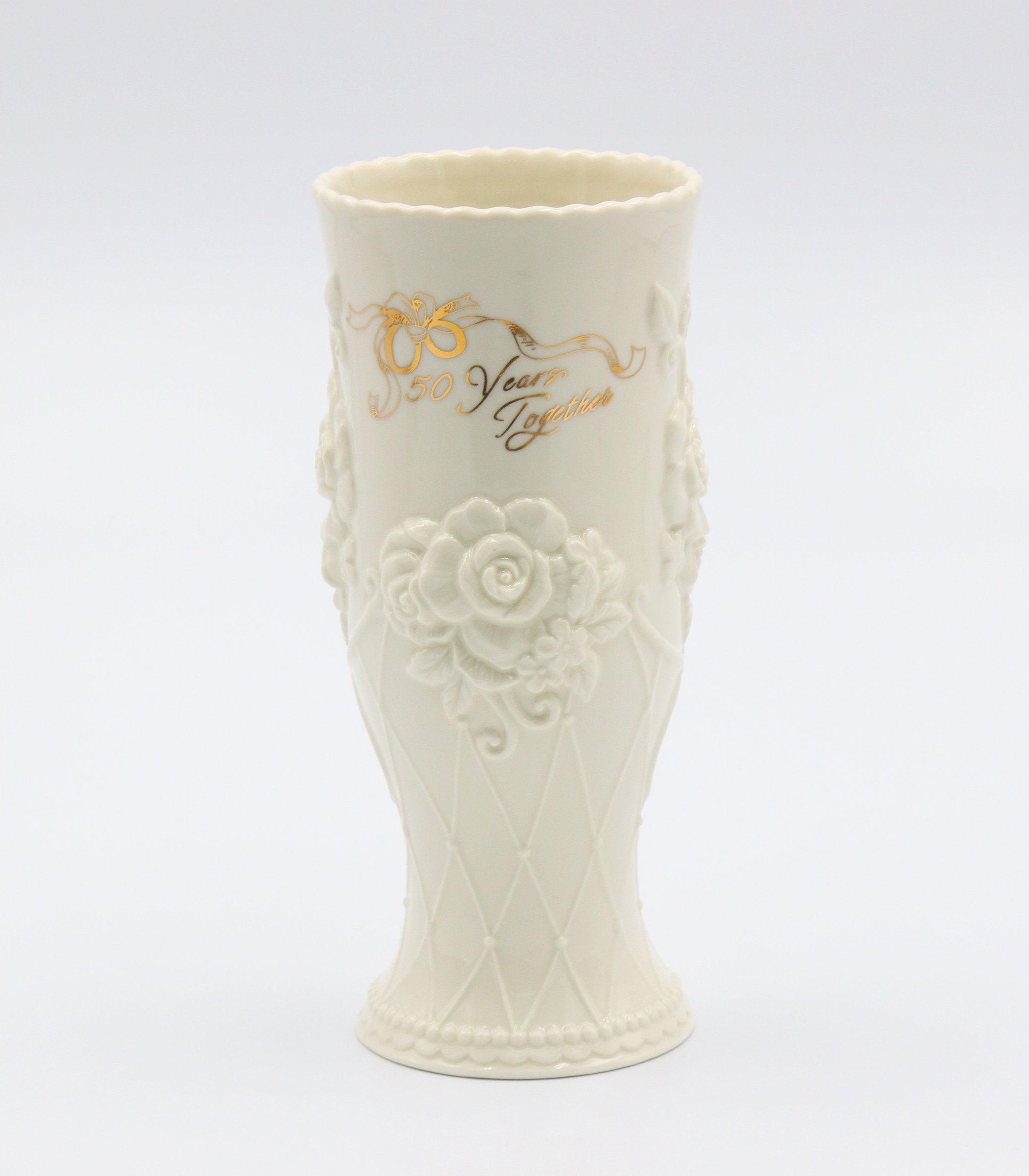 Cosmos Gifts 20914 50th Anniversary Vase 7 H