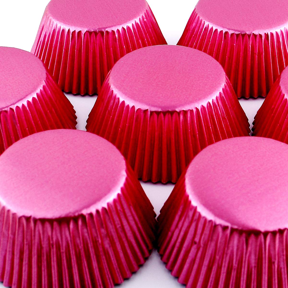 Eoonfirst Pink Foil Cupcake Case Liners Valentine'S Day Baking Muffin Paper Cups 198 Pcs