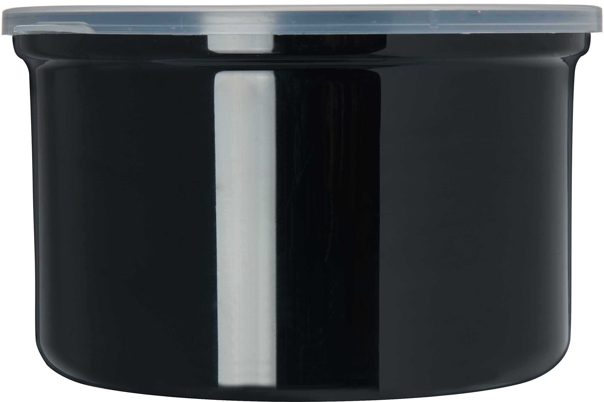 Carlisle Foodservice Products Classic Round Storage Container Crock With Lid For Kitchen, Restaurants, Home, Plastic, 1.5 Quarts