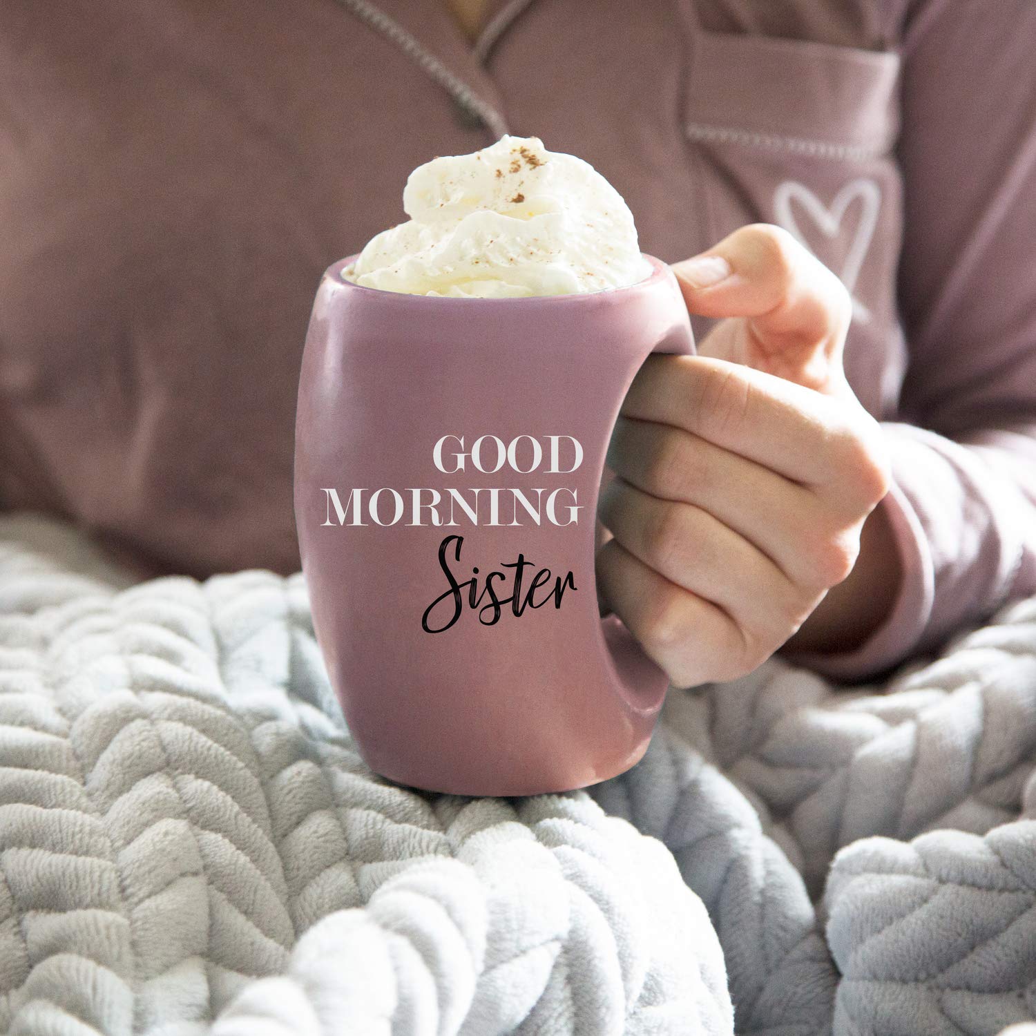 Pavilion Gift Company Sister-16Oz 16 Oz Mug, 1 Count (Pack Of 1), Pink