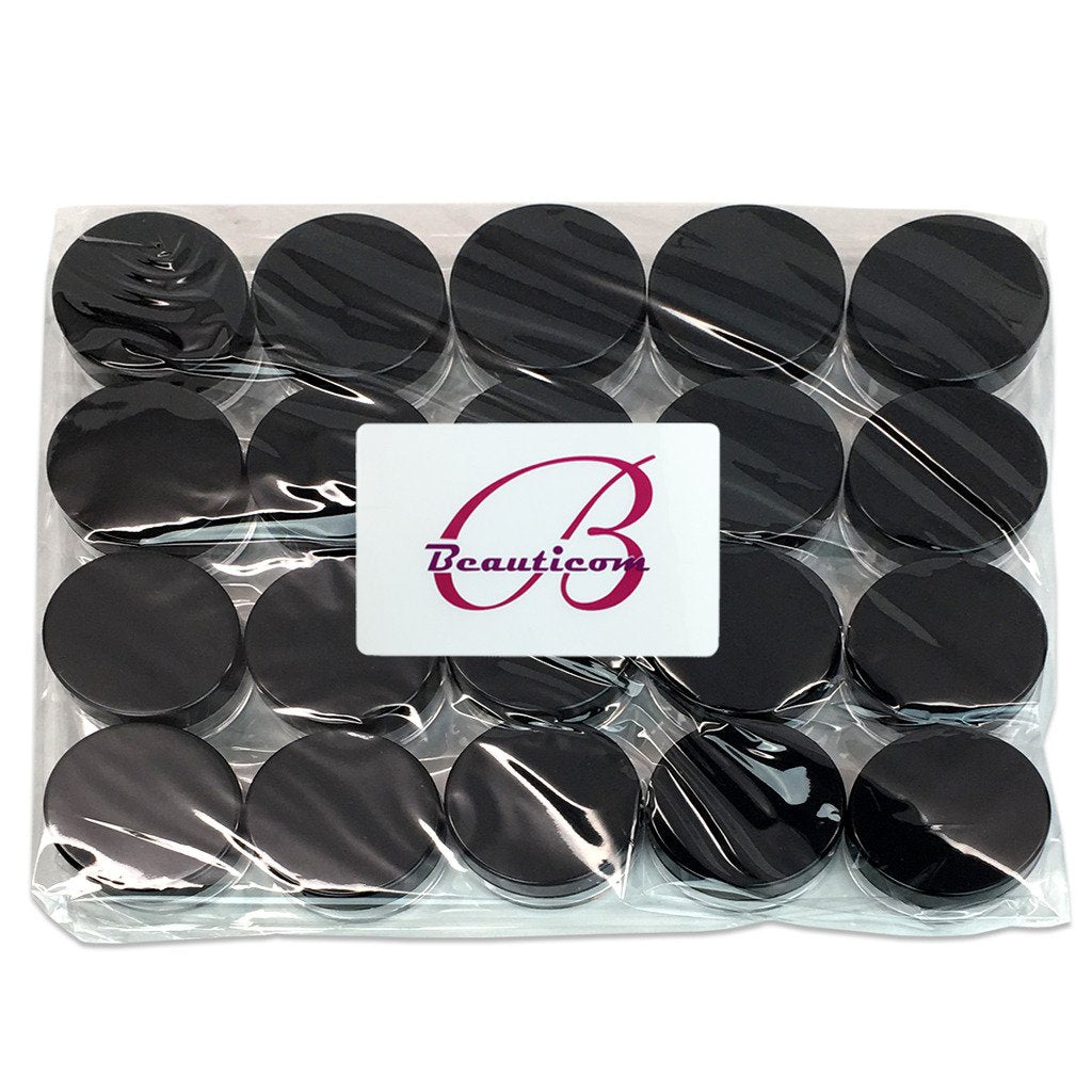 Beauticom 40Pcs 10 Gram (0.35 Oz) Plastic Pot Jars - Bpa Free Clear Round Acrylic Container For Travel, Cosmetic, Makeup, Bead,