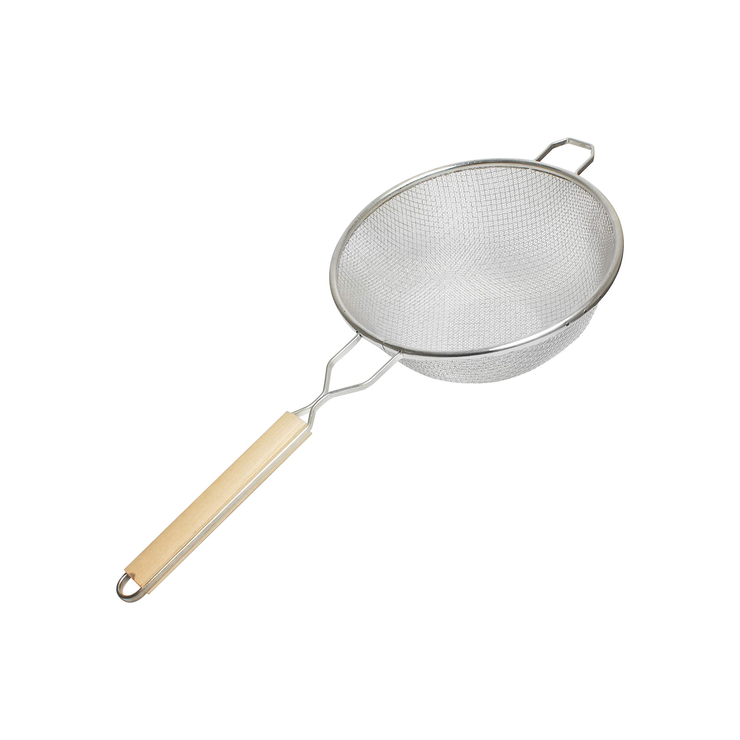 Thunder Group Double Mesh Strainer, 10-Inch, Tin