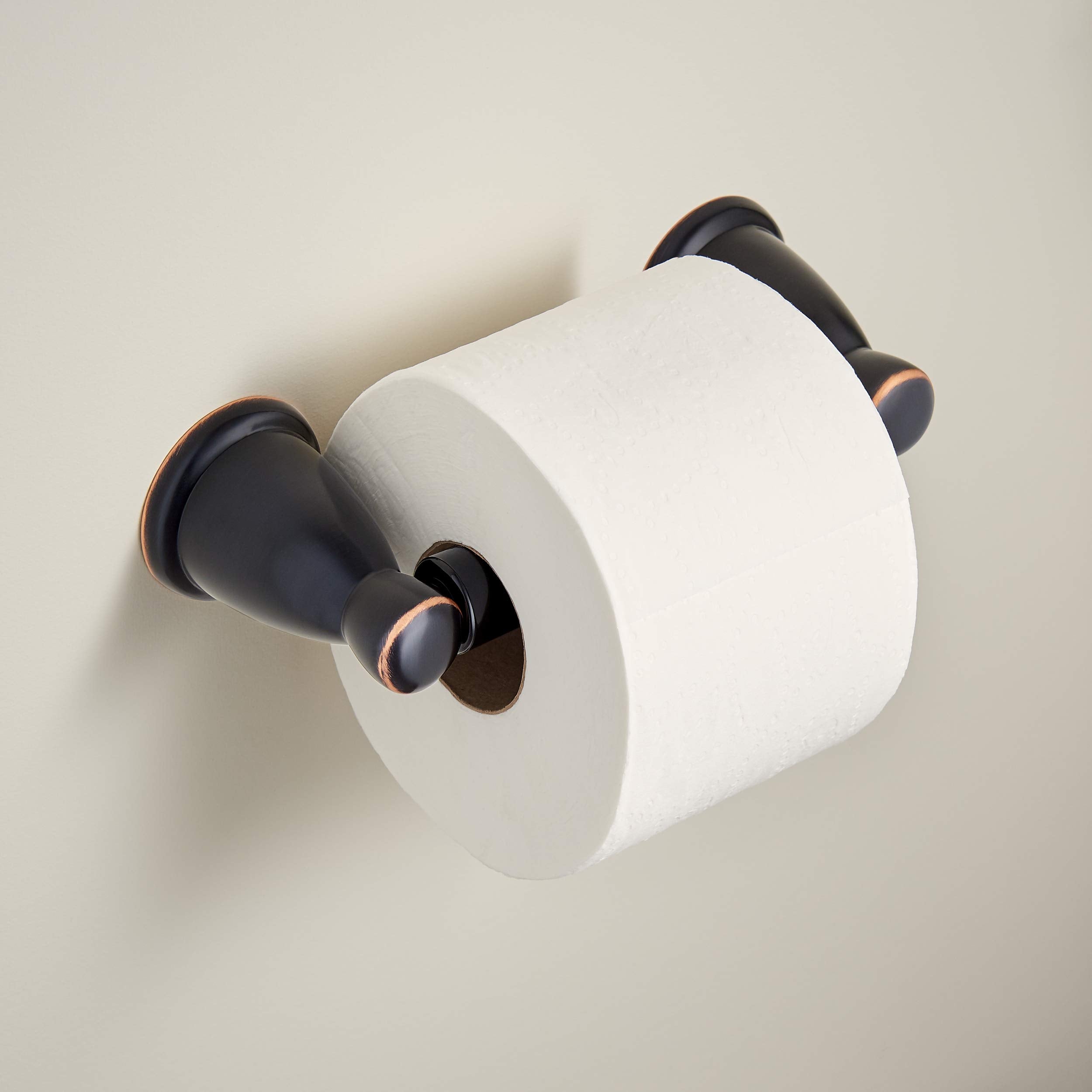 Franklin Brass Kinla Toilet Paper Holder  Delta Oil Rubbed Bronze  Bathroom Accessories  KIN50-OB1 6.75 x 3.25 x 2.13 Inches