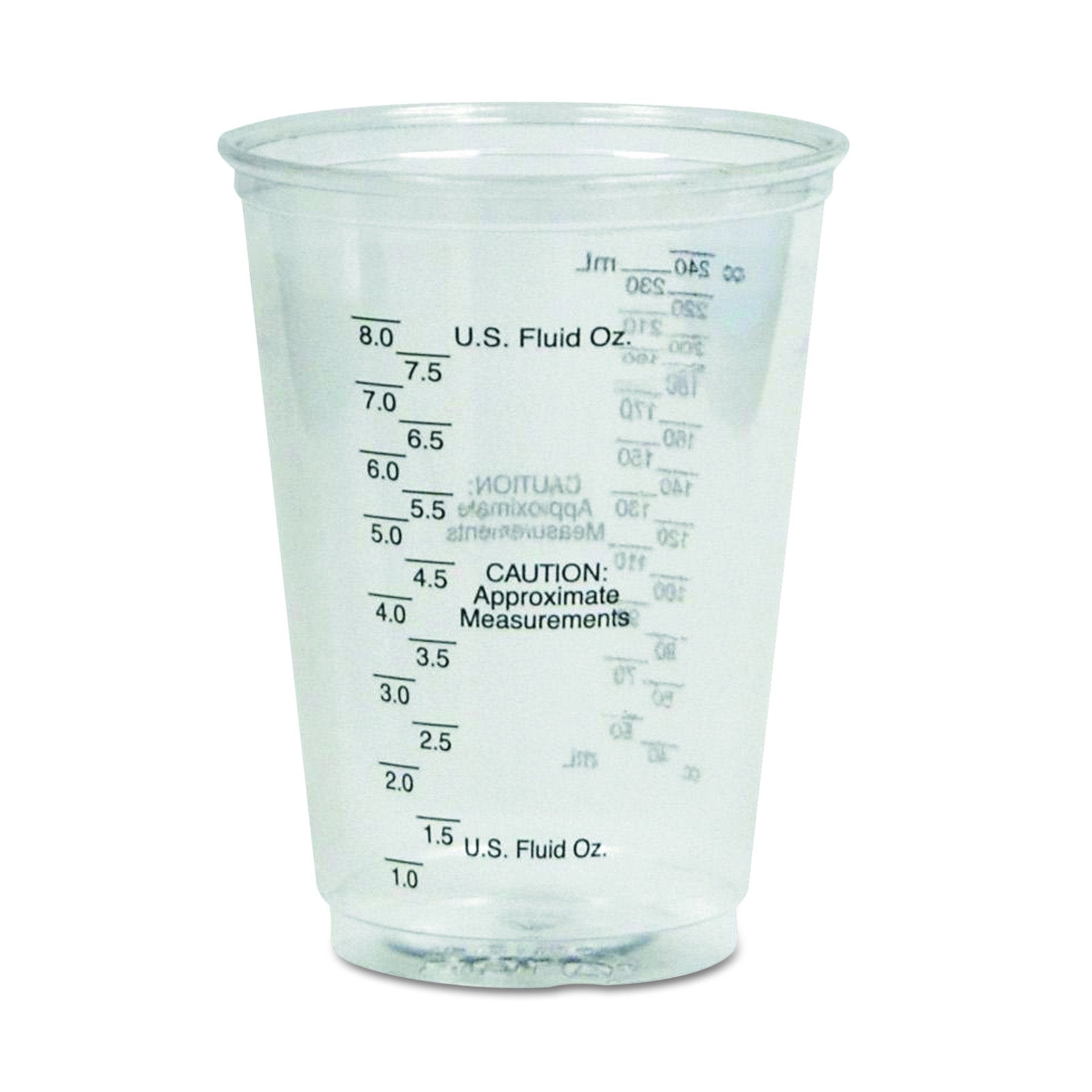 Dart Tp10Dgm 10 Ounce Graduated Medical Ultra Clear Pet Plastic Cup, 50 Count (Pack Of 20), Total 1000 Count